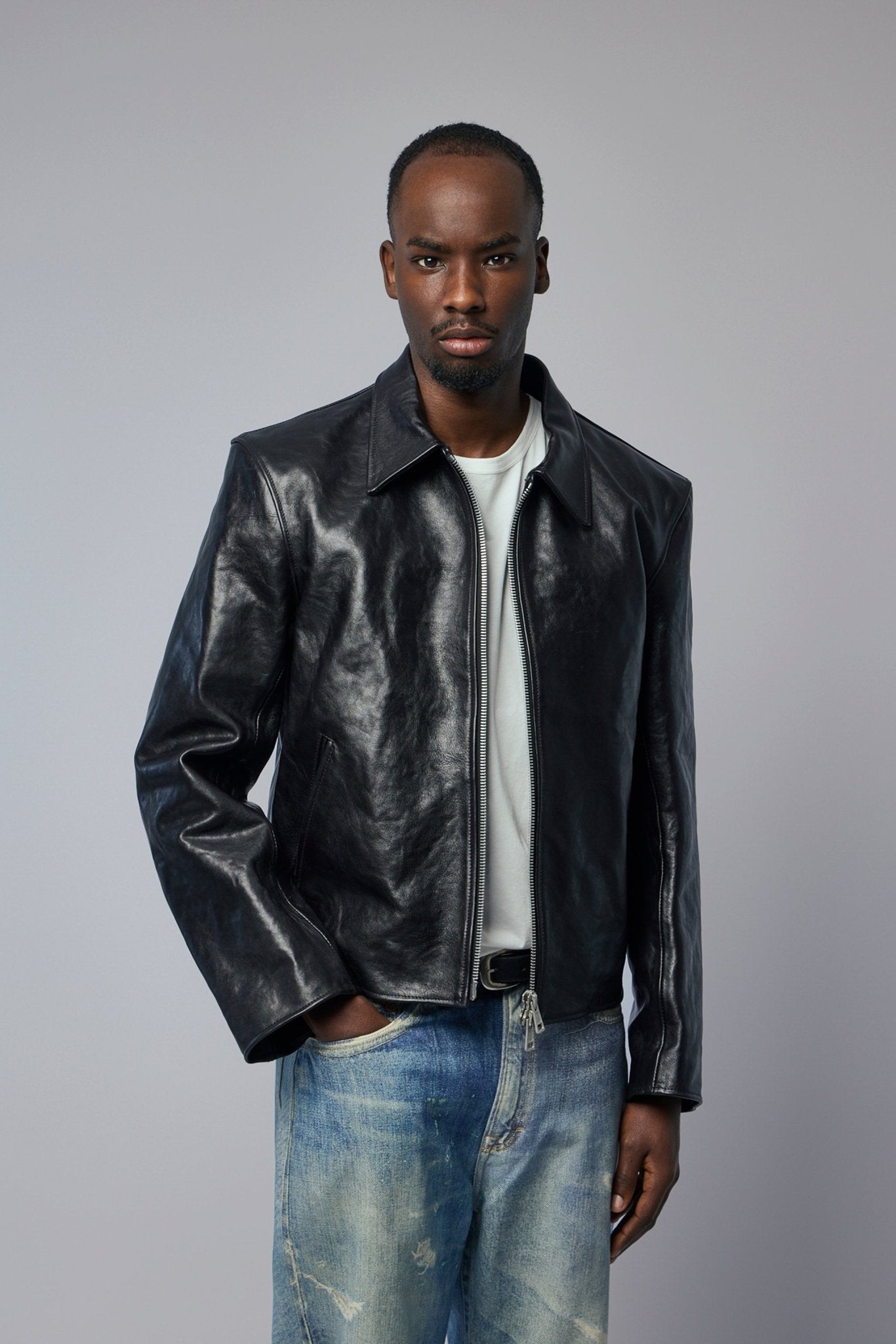 Our Legacy - Leather Mini Jacket - LABELS