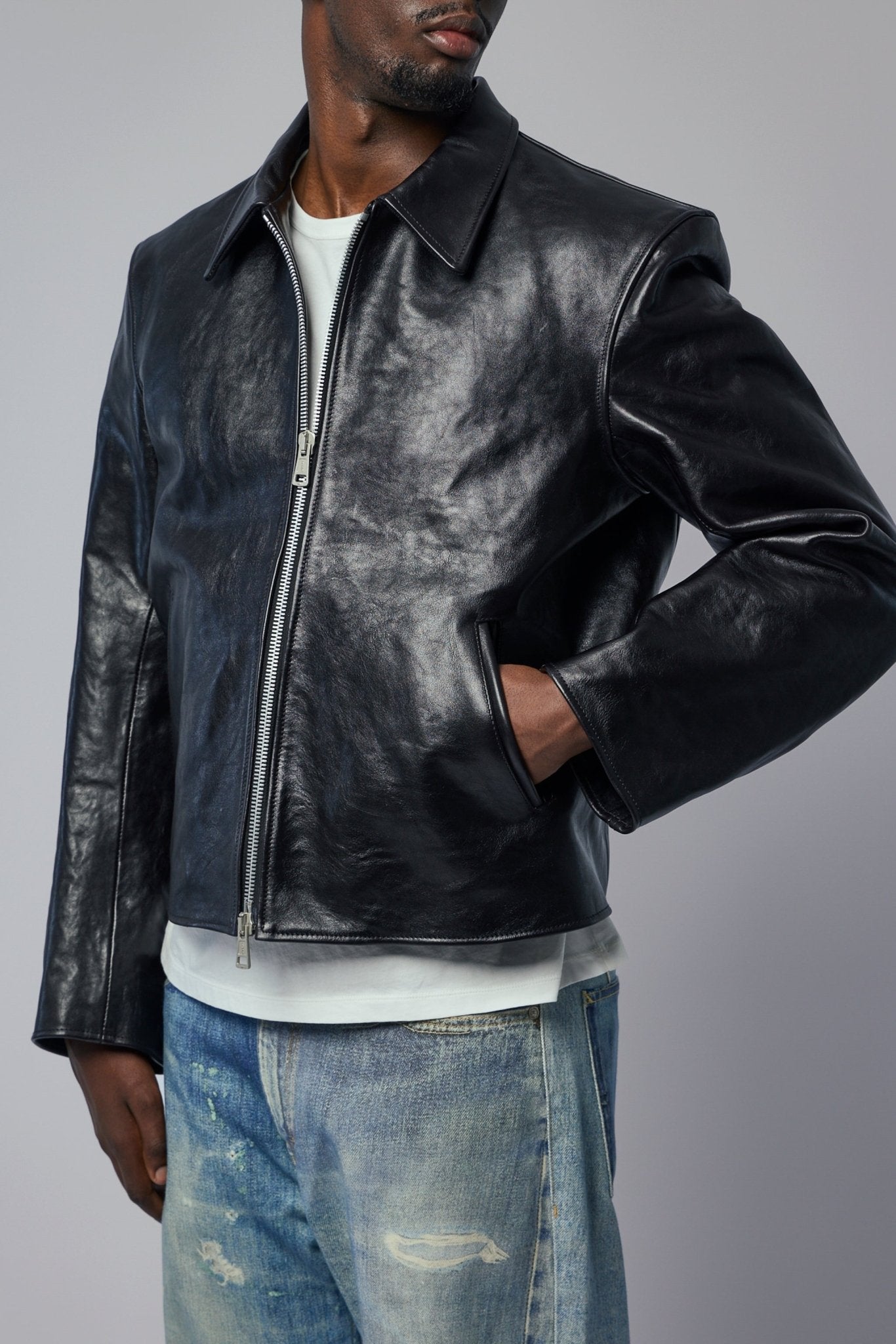 Our Legacy - Leather Mini Jacket - LABELS