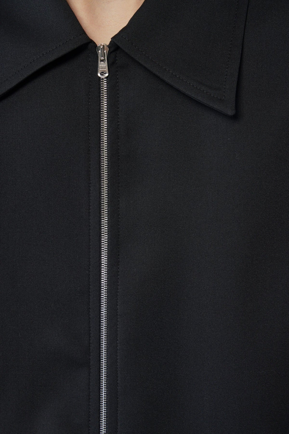 Detail shot of viscose lining inside the Our Legacy Mini Jacket