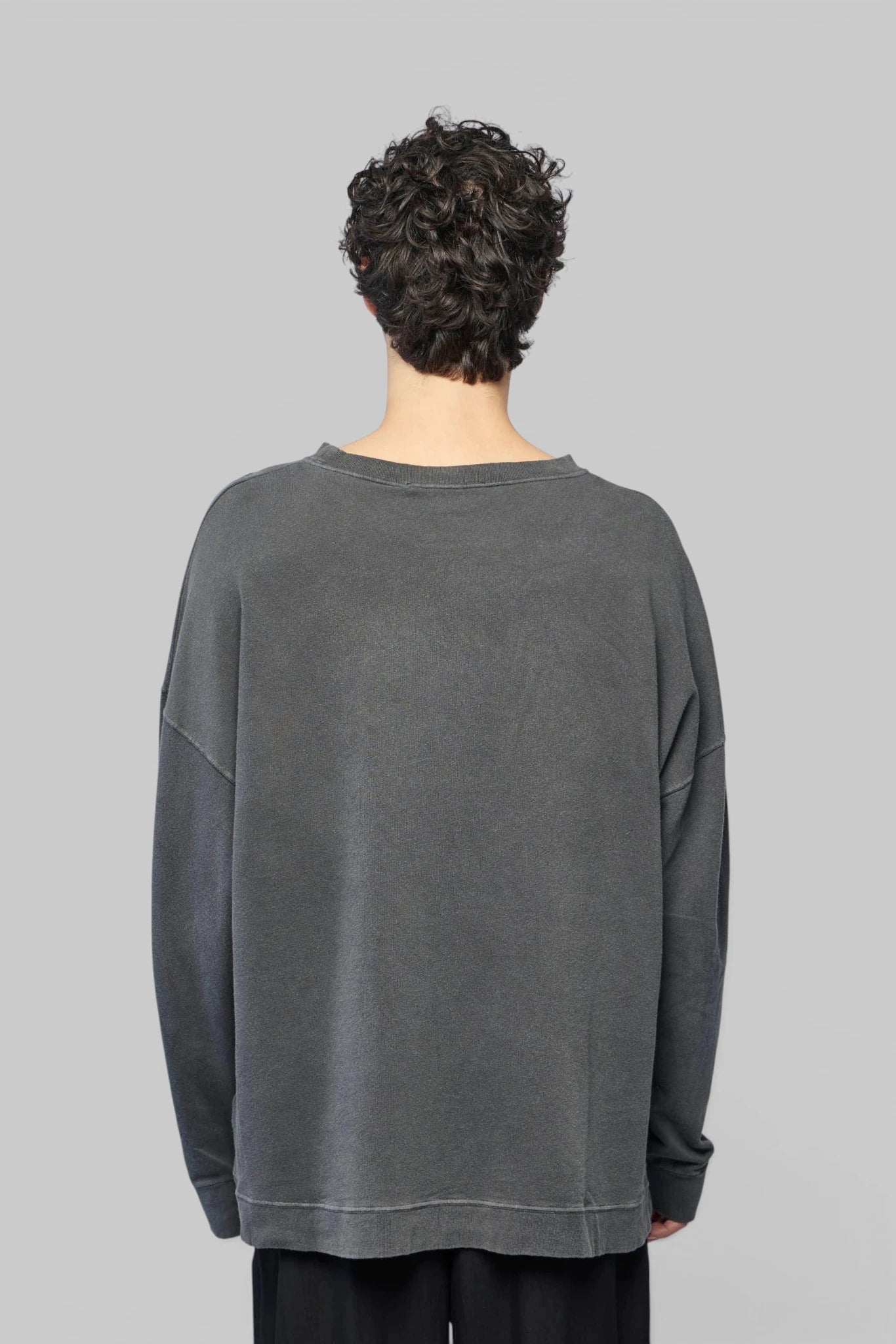 Our Legacy Slack Sweatshirt styled with tailored trousers
