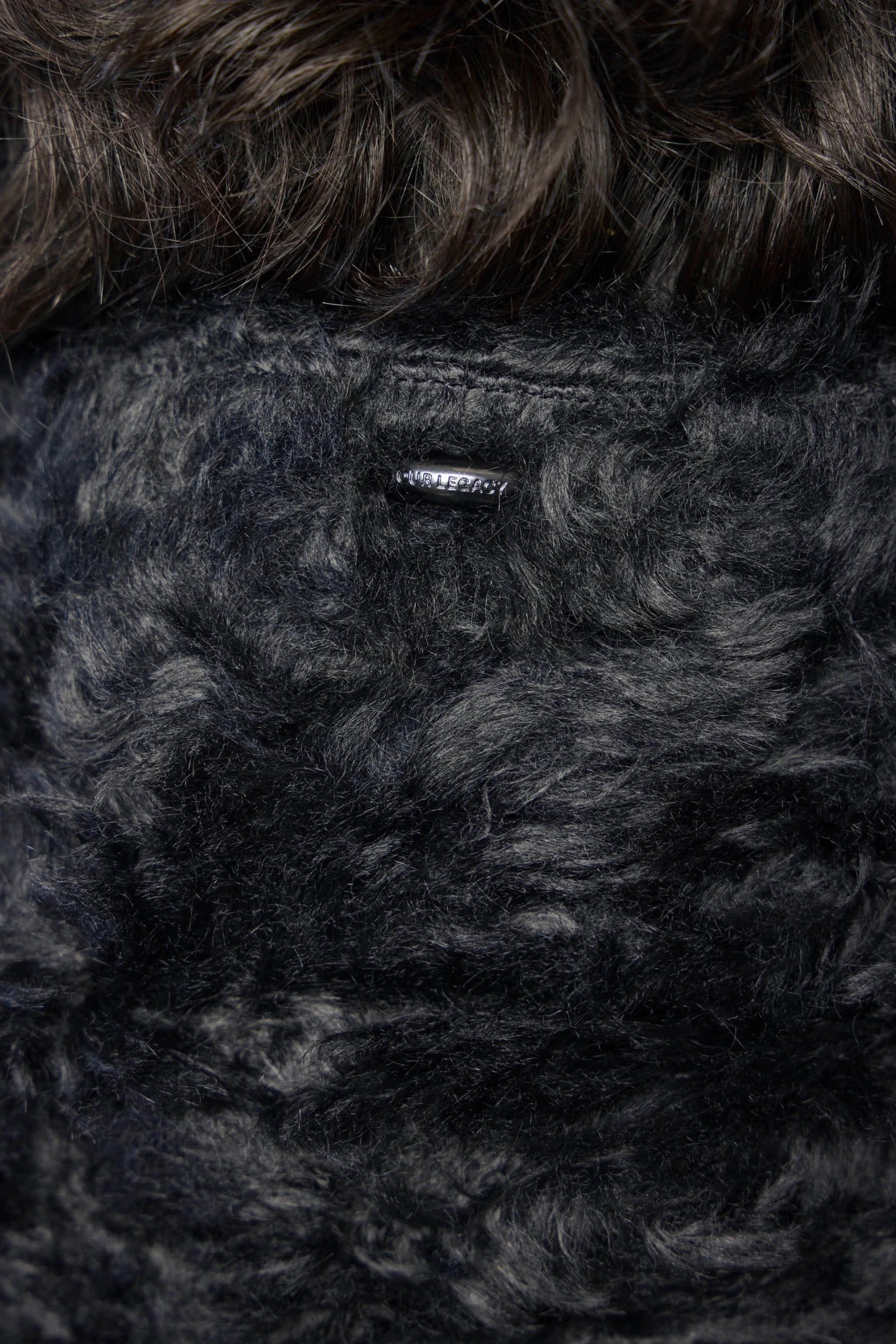 Our Legacy Wae Peacoat bovine horn button close-up
