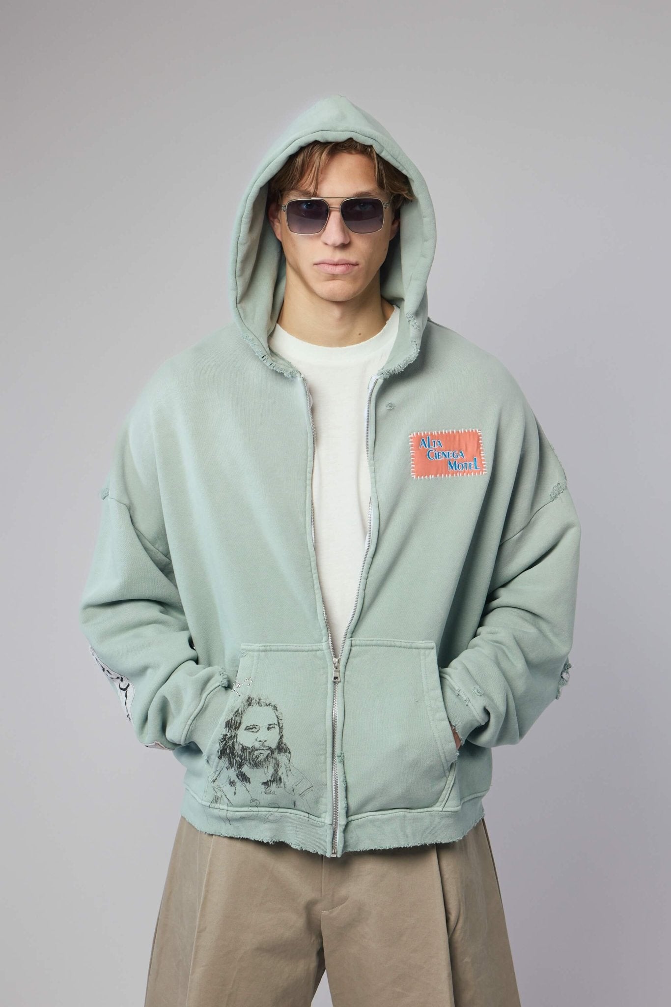 Paly Hollywood - Alta Cienega Zip Hoodie - LABELS