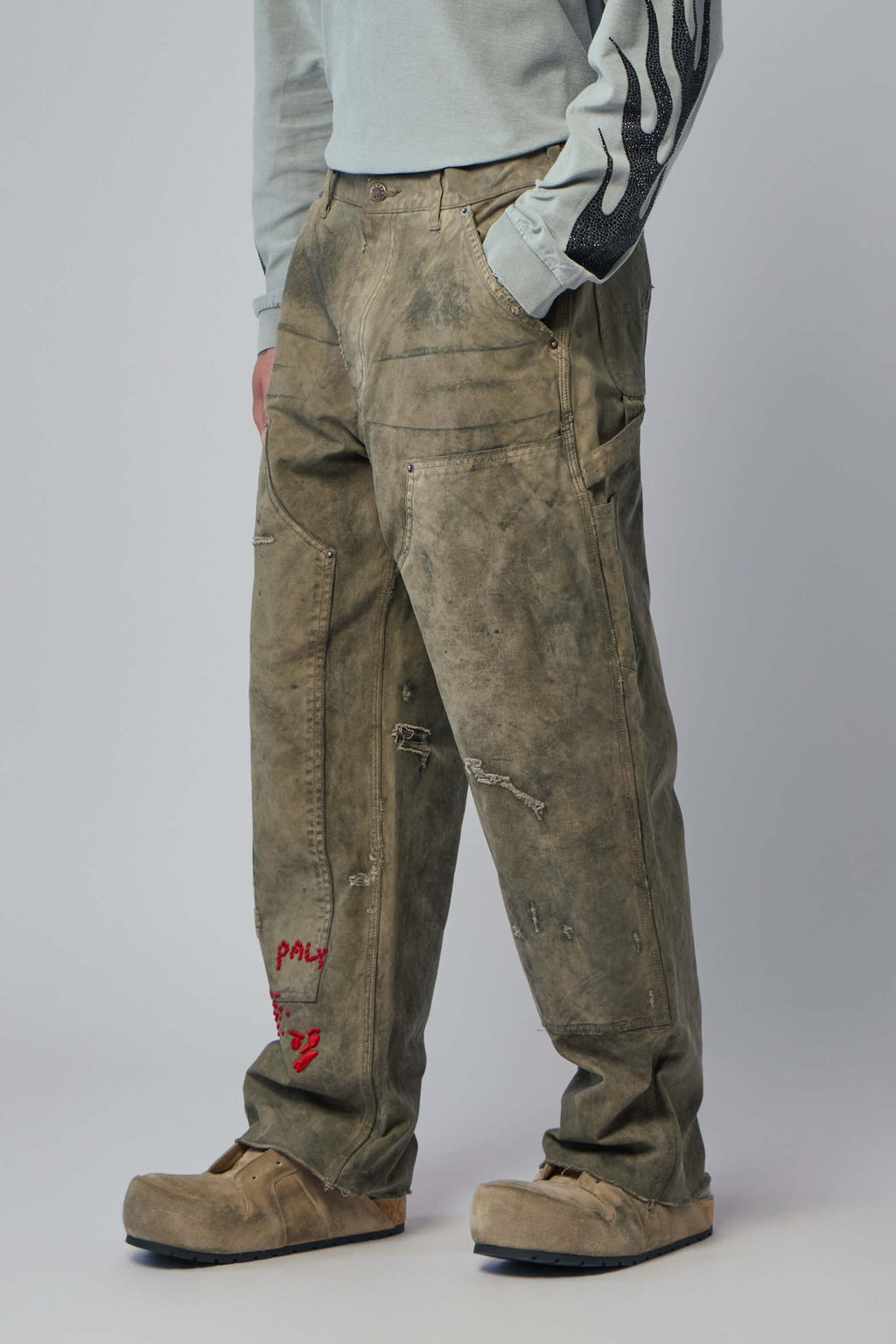 Paly Hollywood - Been Thru It Waxed Canvas Dbl Knee Pant - LABELS