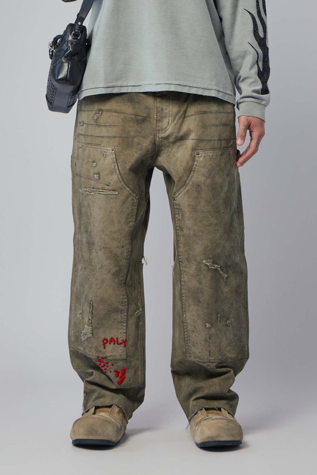 Paly Hollywood - Been Thru It Waxed Canvas Dbl Knee Pant - LABELS