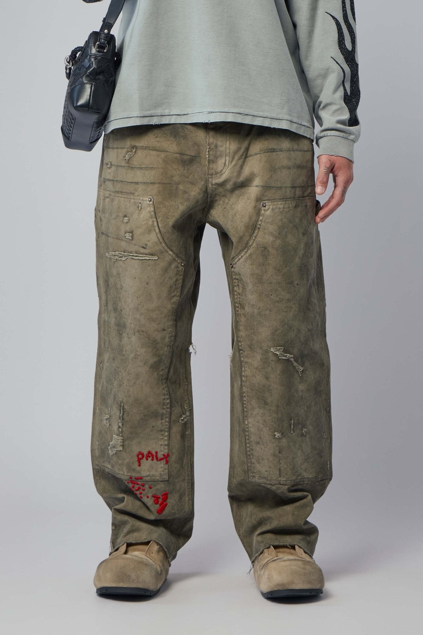 Paly Hollywood - Been Thru It Waxed Canvas Dbl Knee Pant - LABELS