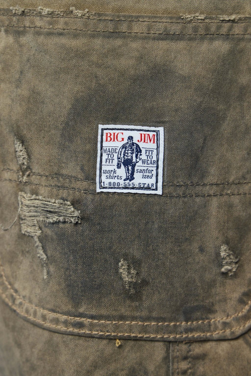 Paly Hollywood - Been Thru It Waxed Canvas Dbl Knee Pant - LABELS