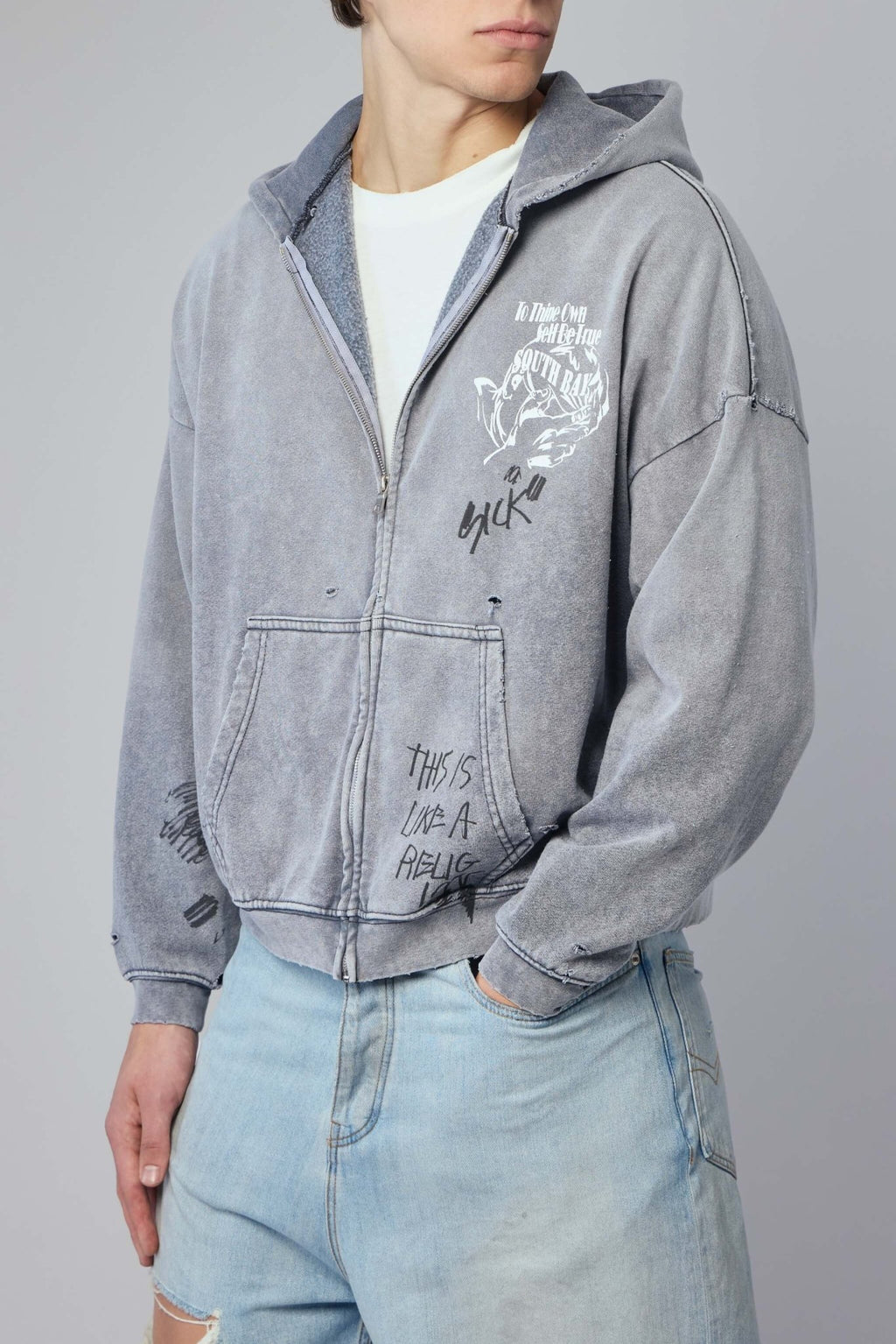 Paly Hollywood - Carrying The Message Zip Hoodie - LABELS