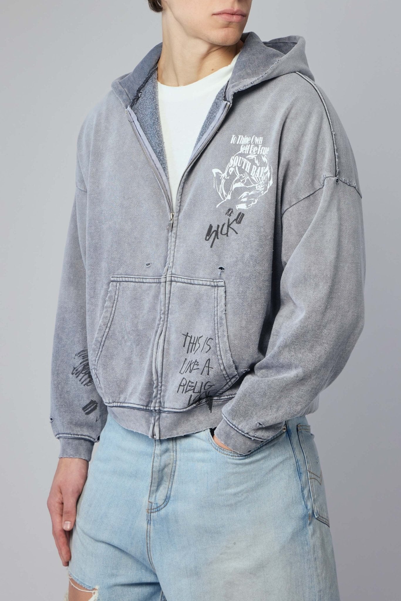 Paly Hollywood - Carrying The Message Zip Hoodie - LABELS