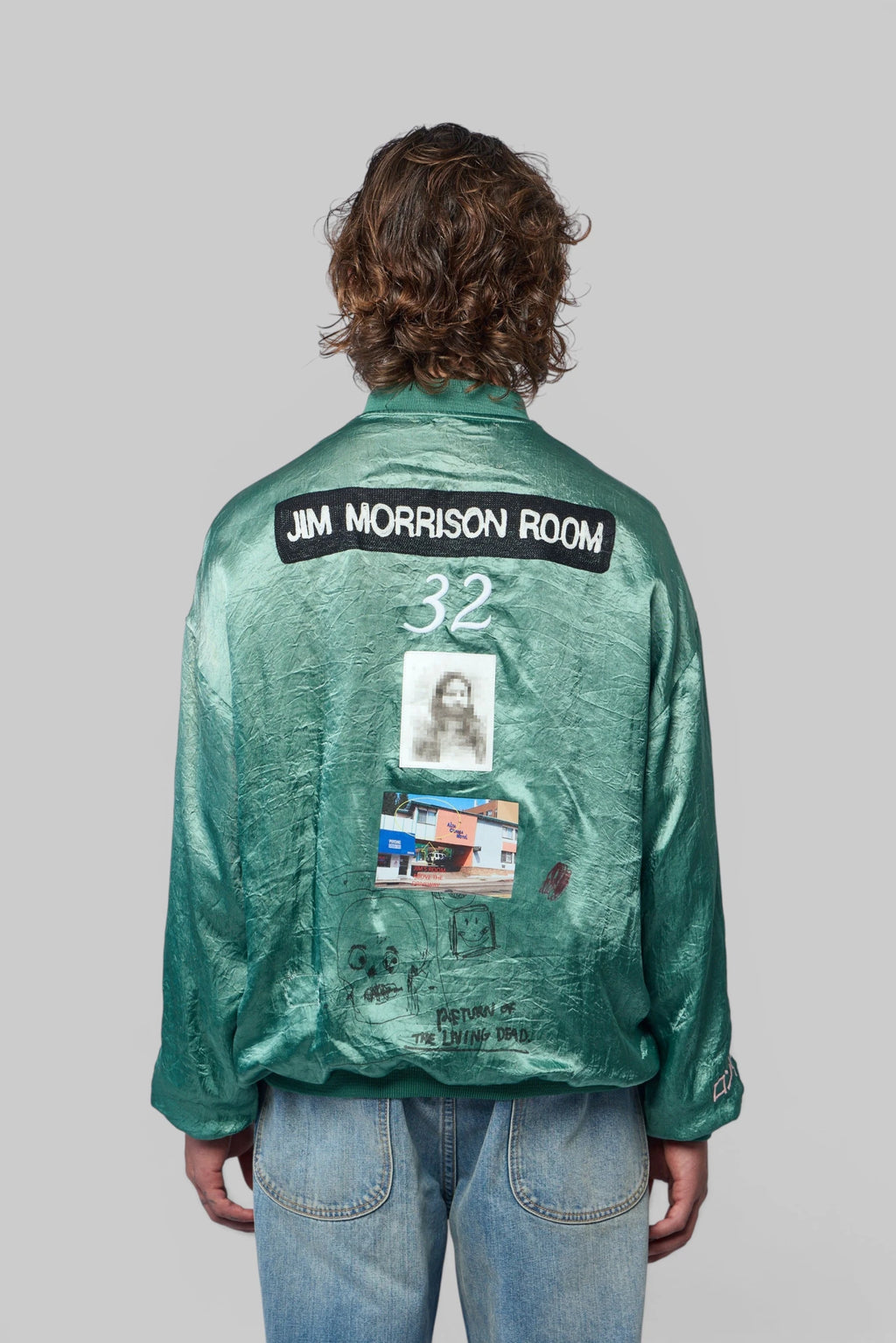 Paly Hollywood - Jim's Room Satin Jacket - LABELS