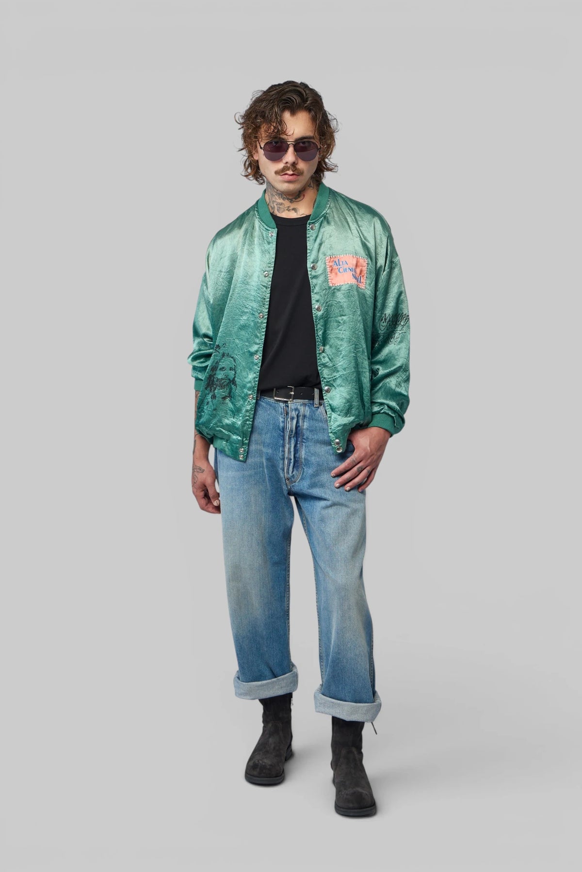 Paly Hollywood - Jim's Room Satin Jacket - LABELS