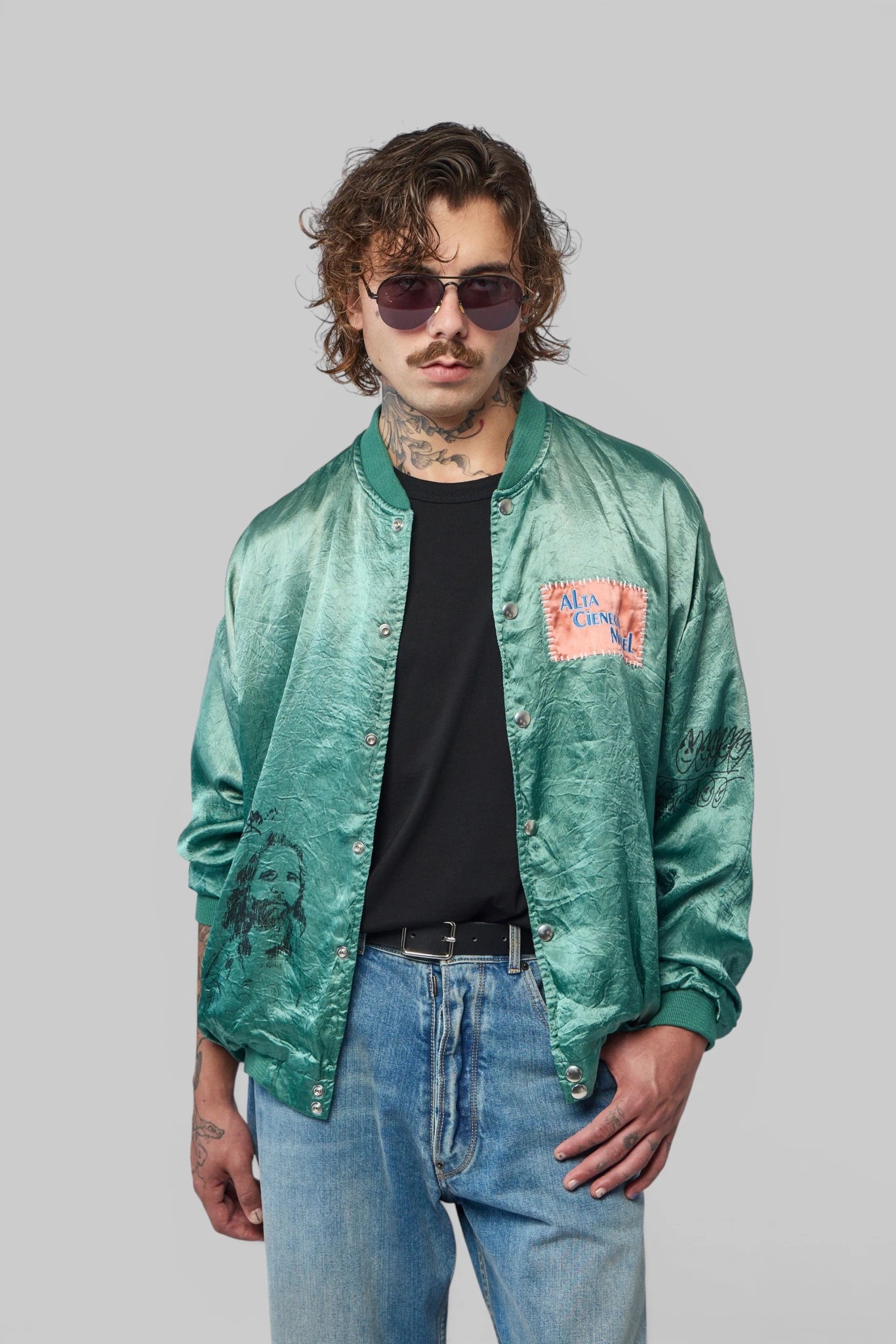Paly Hollywood - Jim's Room Satin Jacket - LABELS