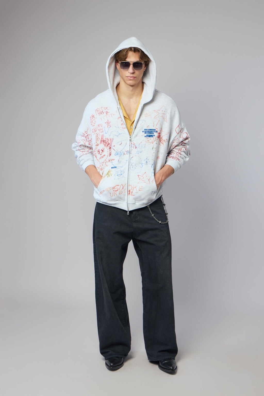 Paly Hollywood - Joshua Tree Double Zip Hoodie - LABELS