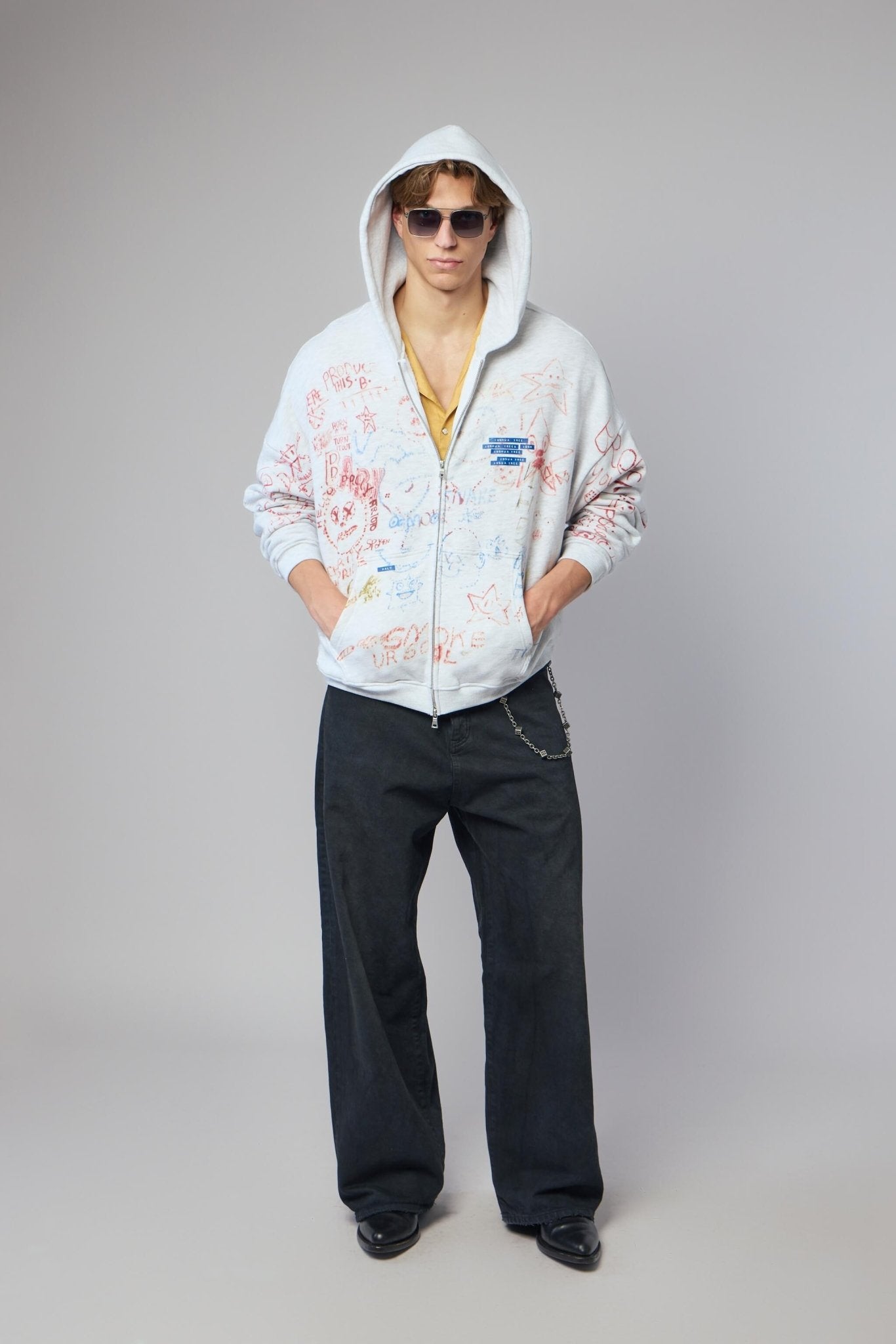 Paly Hollywood - Joshua Tree Double Zip Hoodie - LABELS