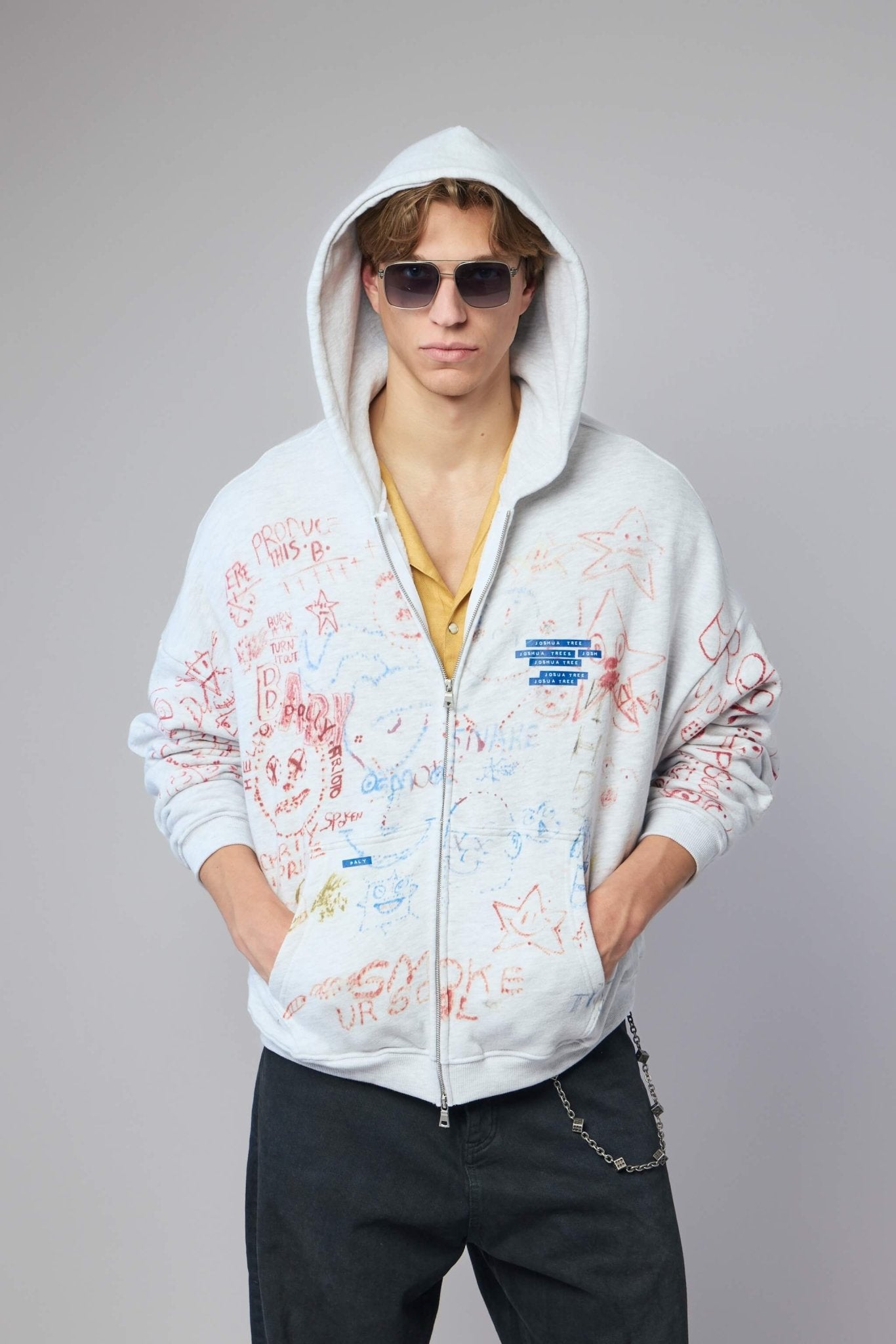 Paly Hollywood - Joshua Tree Double Zip Hoodie - LABELS