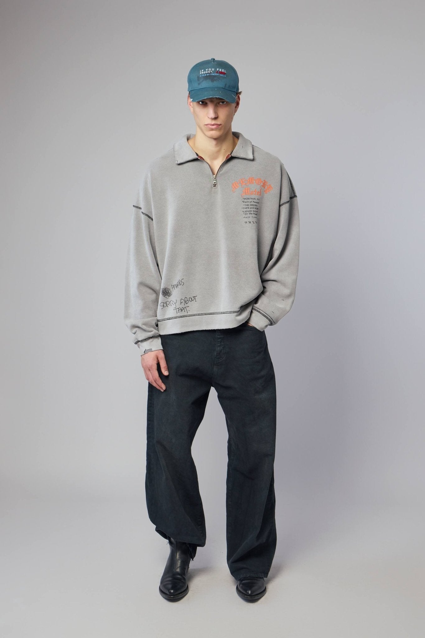 Paly Hollywood - Sorry 'bout That 1/4 Zip Crewneck - LABELS
