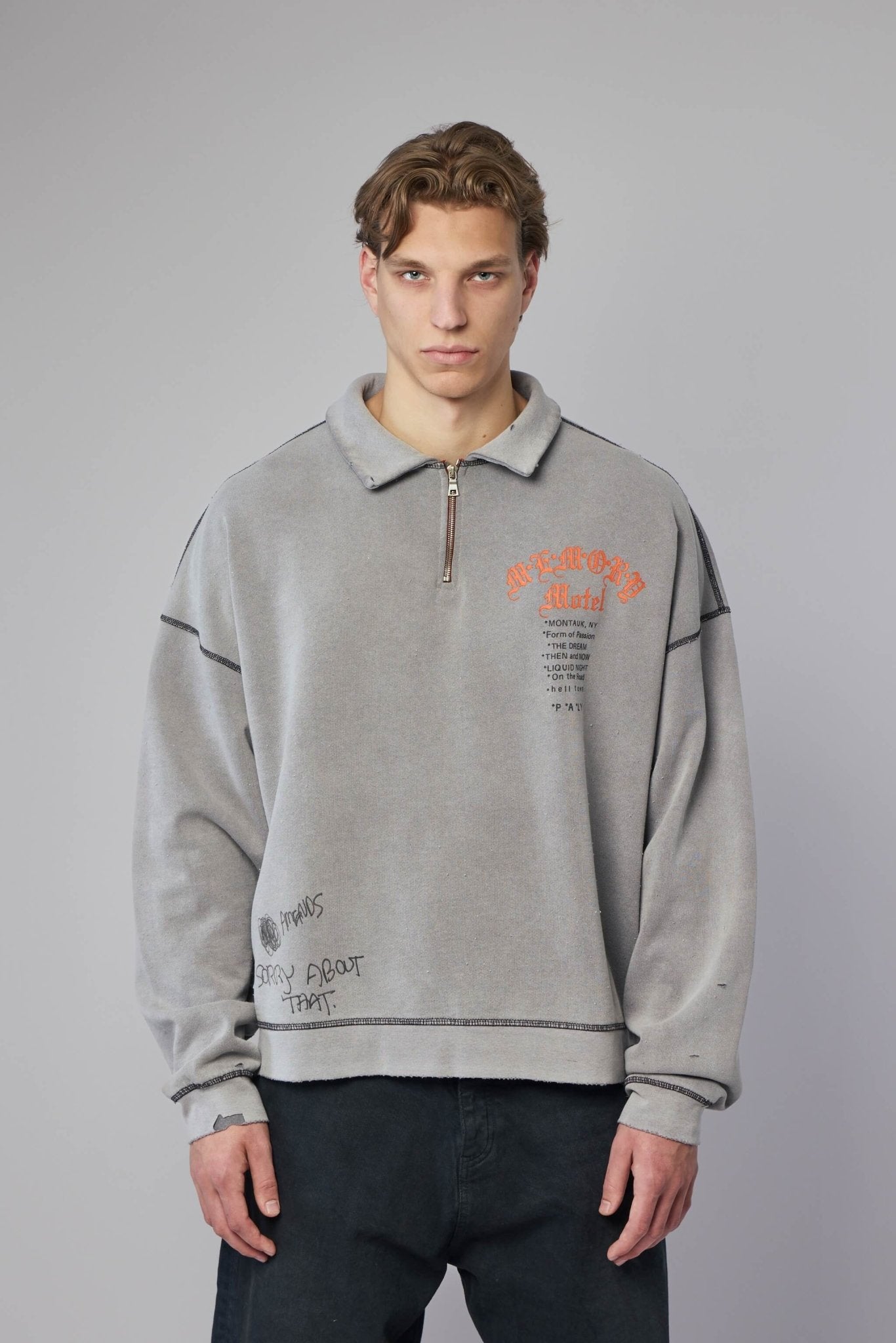Paly Hollywood - Sorry 'bout That 1/4 Zip Crewneck - LABELS