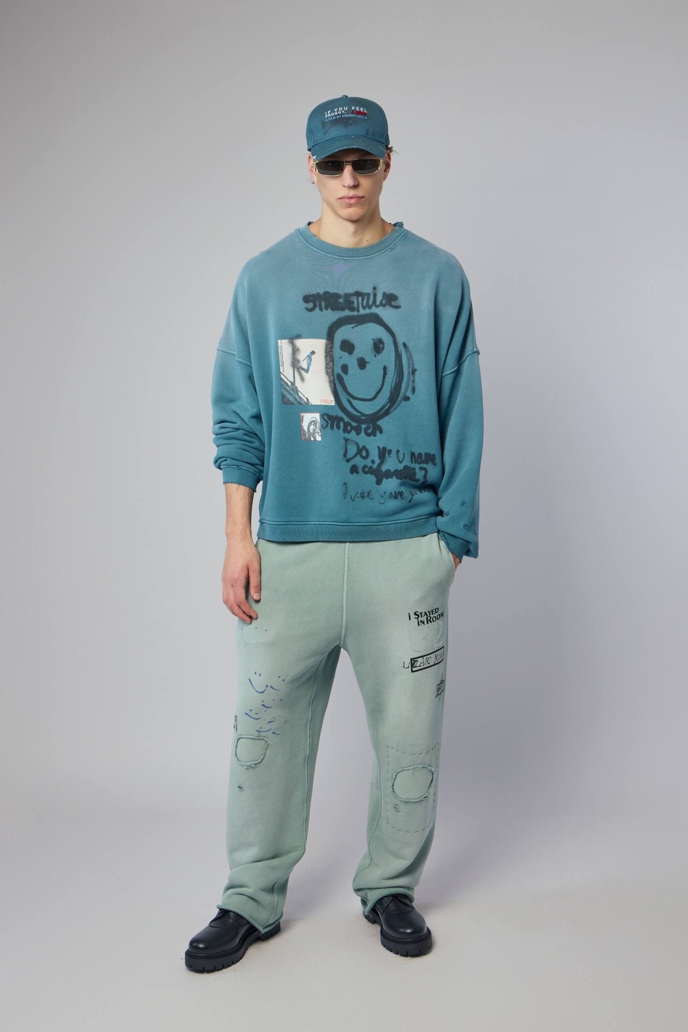 Paly Hollywood - Streetwise Airbrush Crew Neck - LABELS