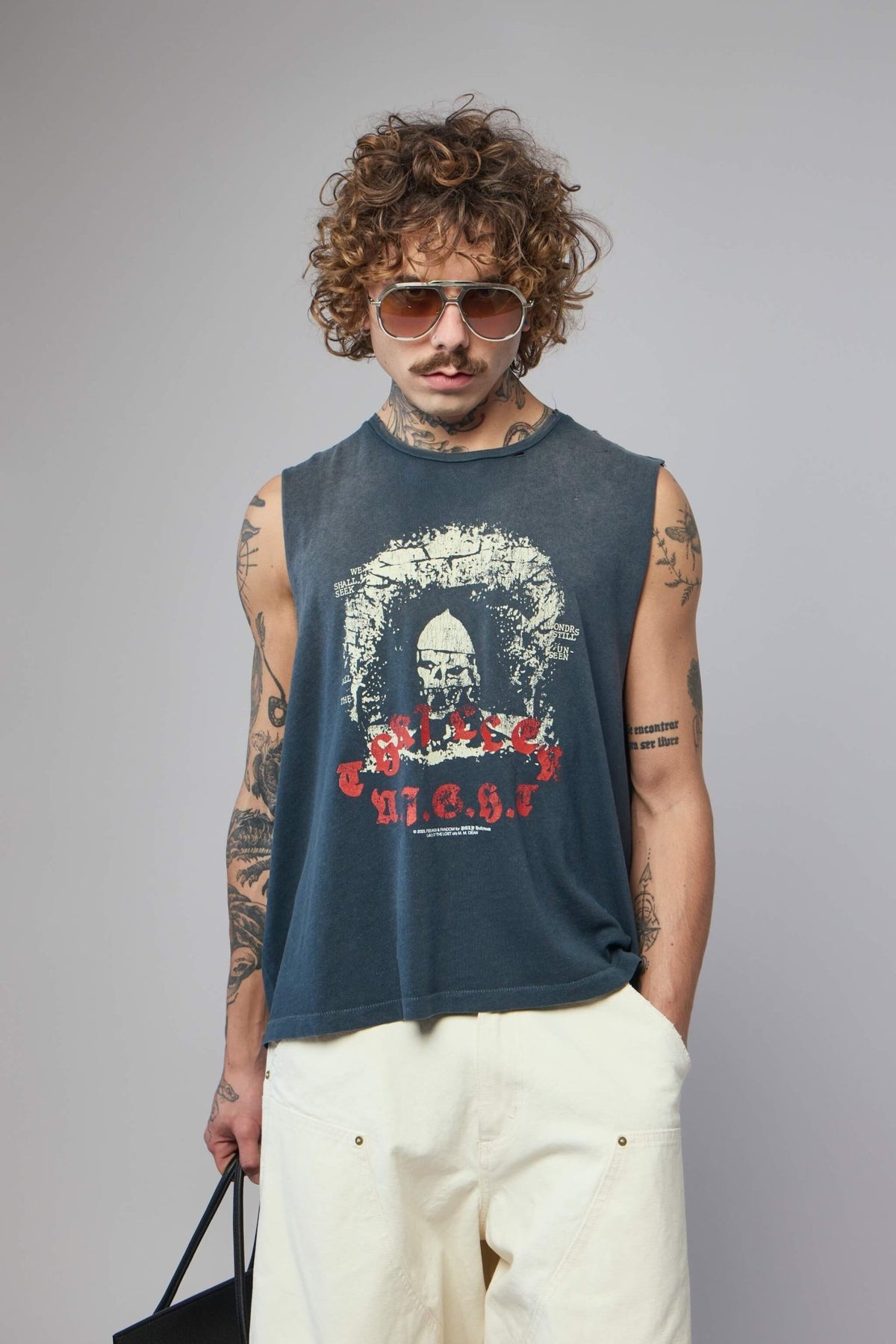 Paly Hollywood T-Shirts Thriller Night Cut Off Tee in premium cotton with relaxed fit