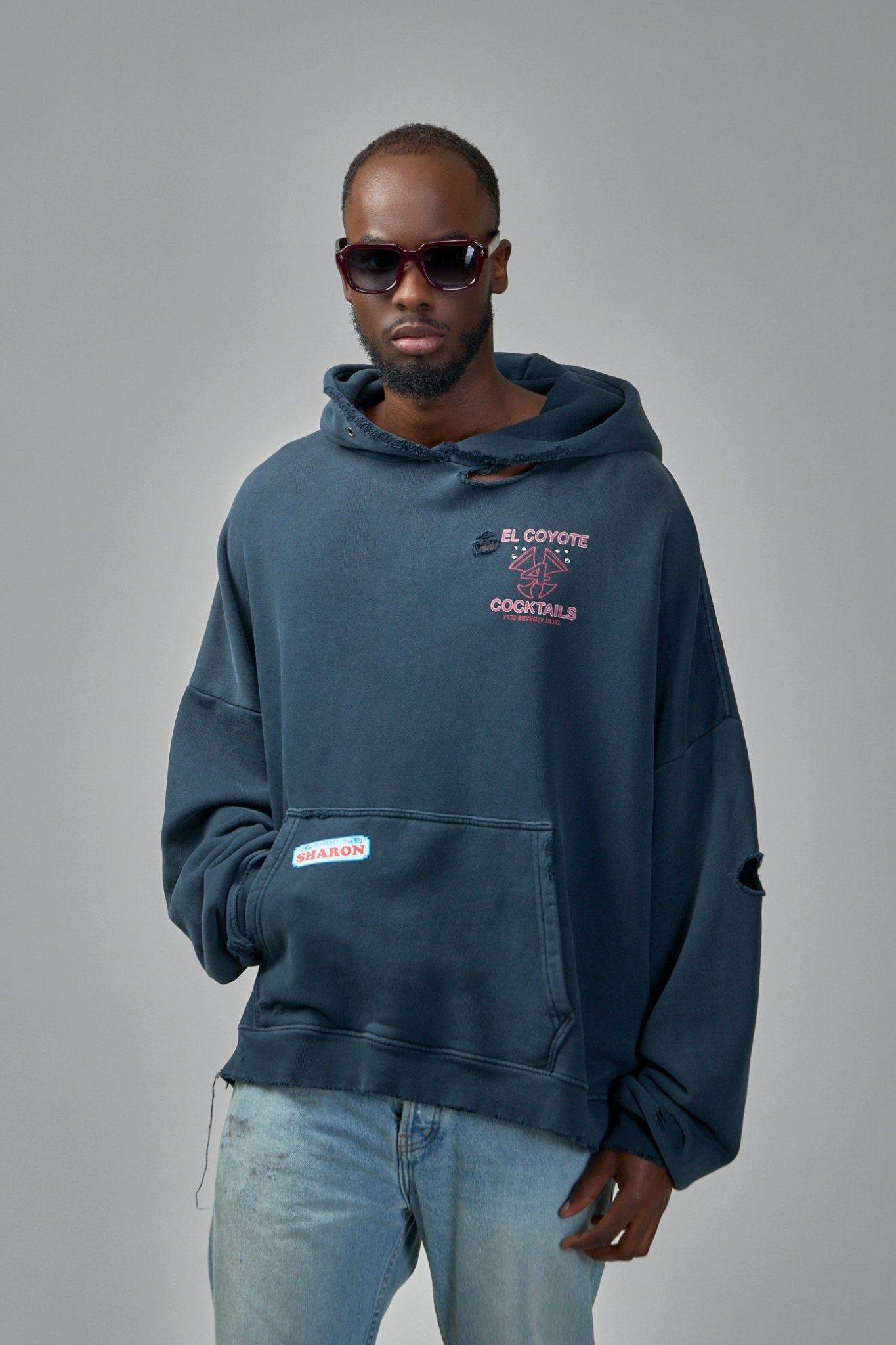 SEA⭐︎ VINTAGE SEAVALLEY HALF ZIP-UP SWEAT SEA