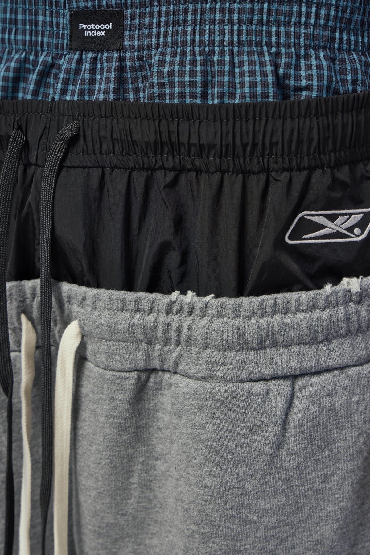 Protocol Index - Retro 3 Layered Sweatpants - LABELS