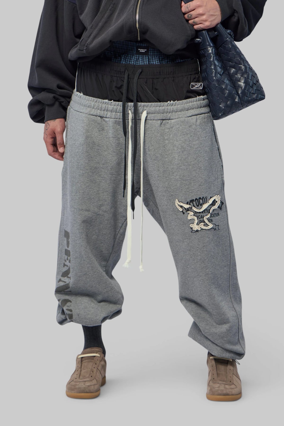 Protocol Index - Retro 3 Layered Sweatpants - LABELS