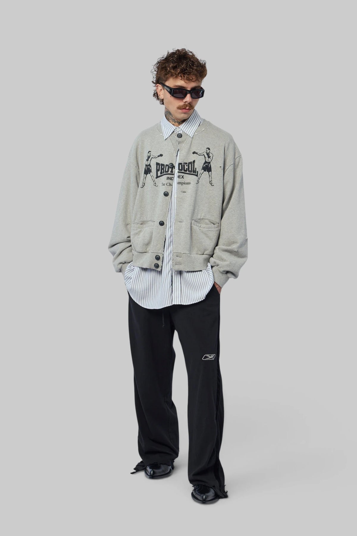 Protocol Index - Sweatshirt Cardigan - LABELS