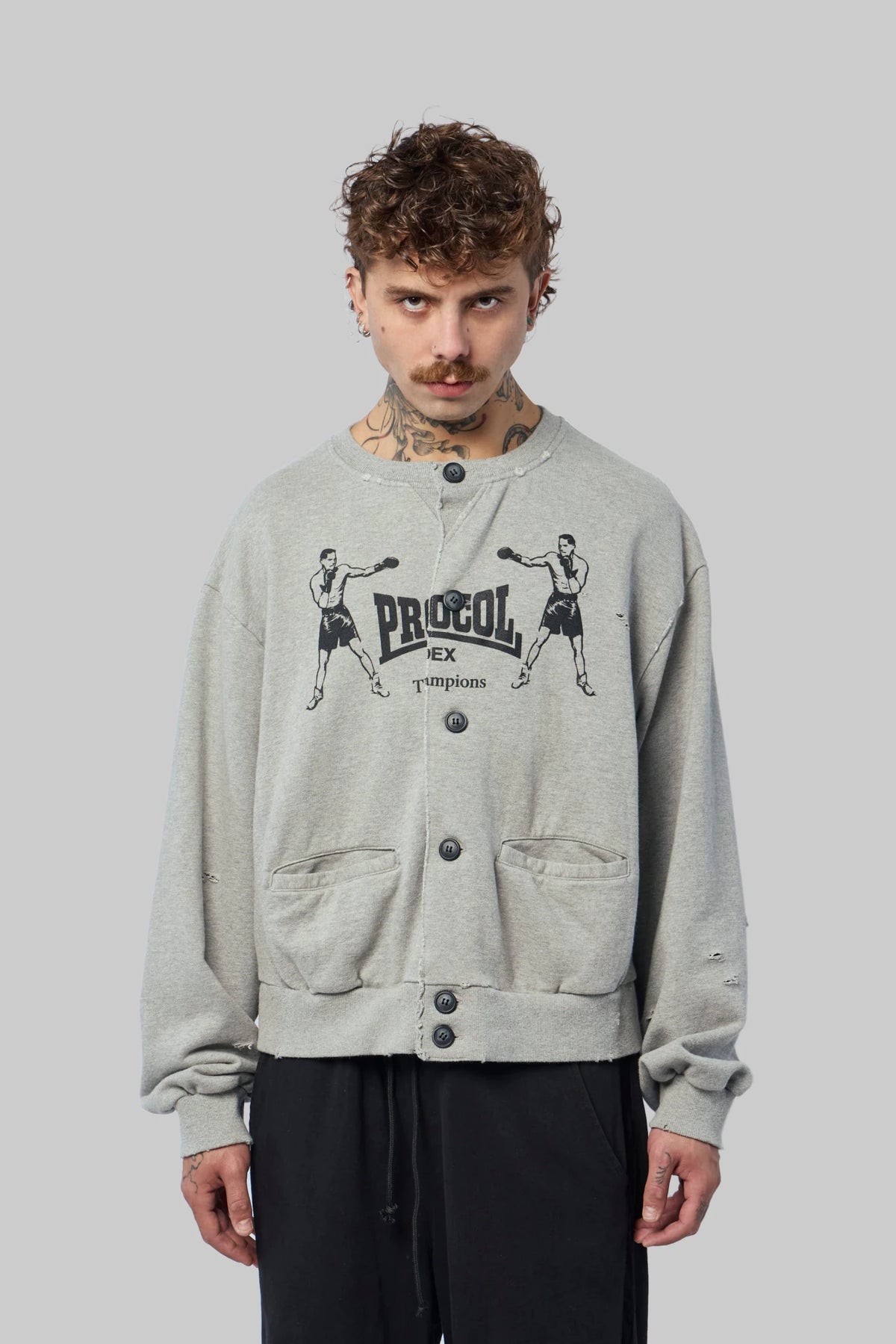 Protocol Index - Sweatshirt Cardigan - LABELS