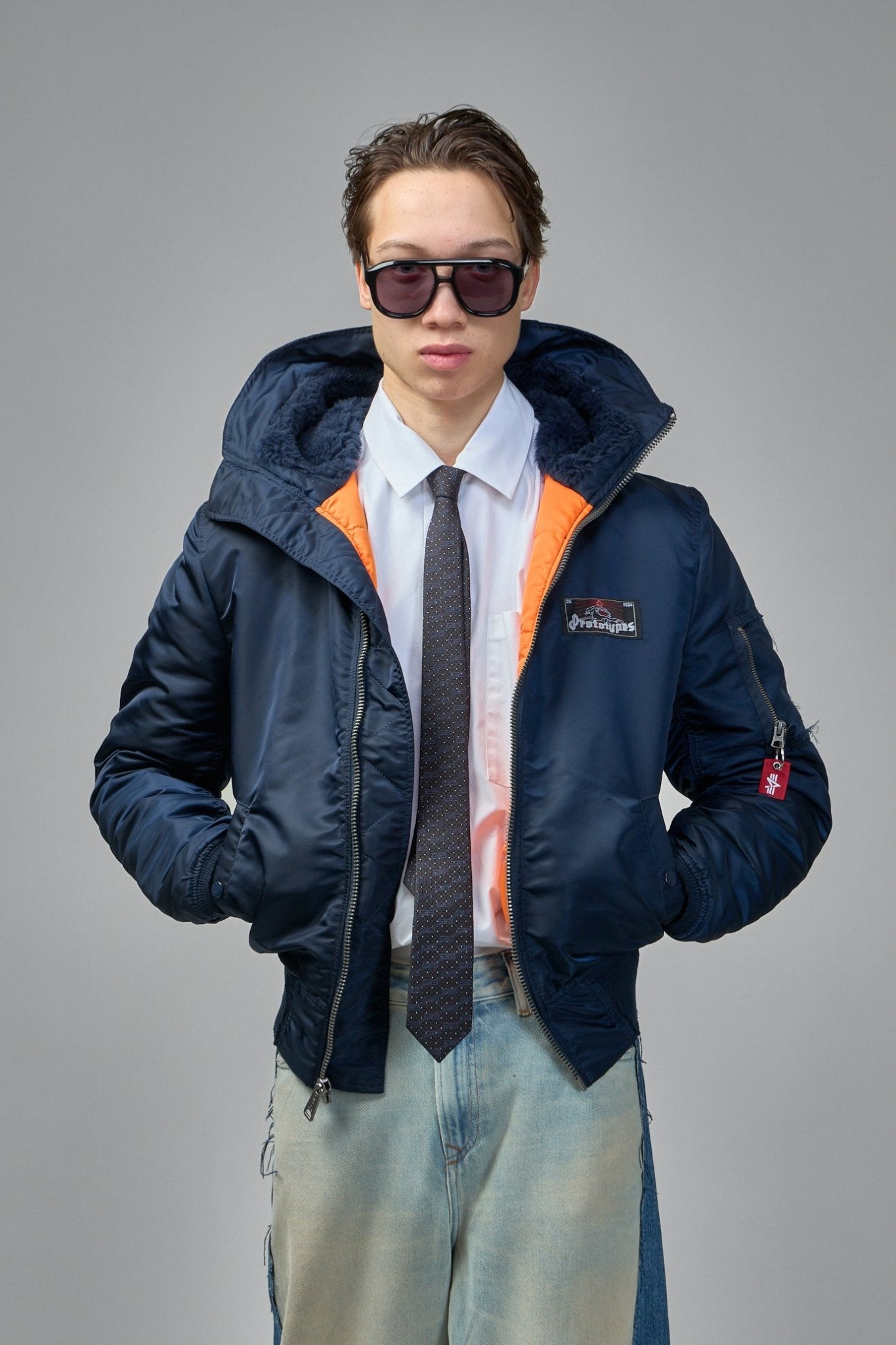 Prototypes - Bomber Jacket with Patch Pockets - LABELS