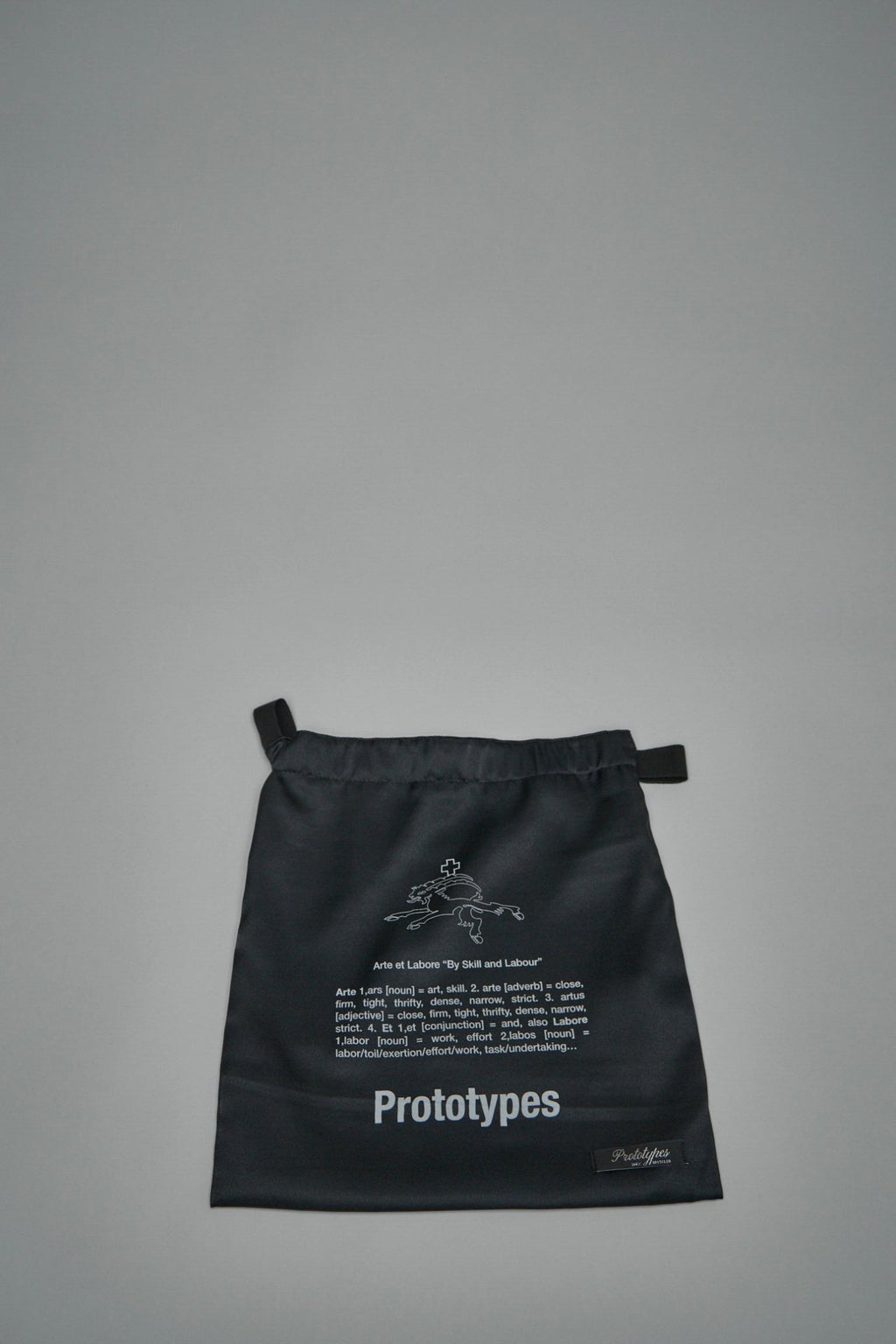 Prototypes - Drawstring Pouch - LABELS