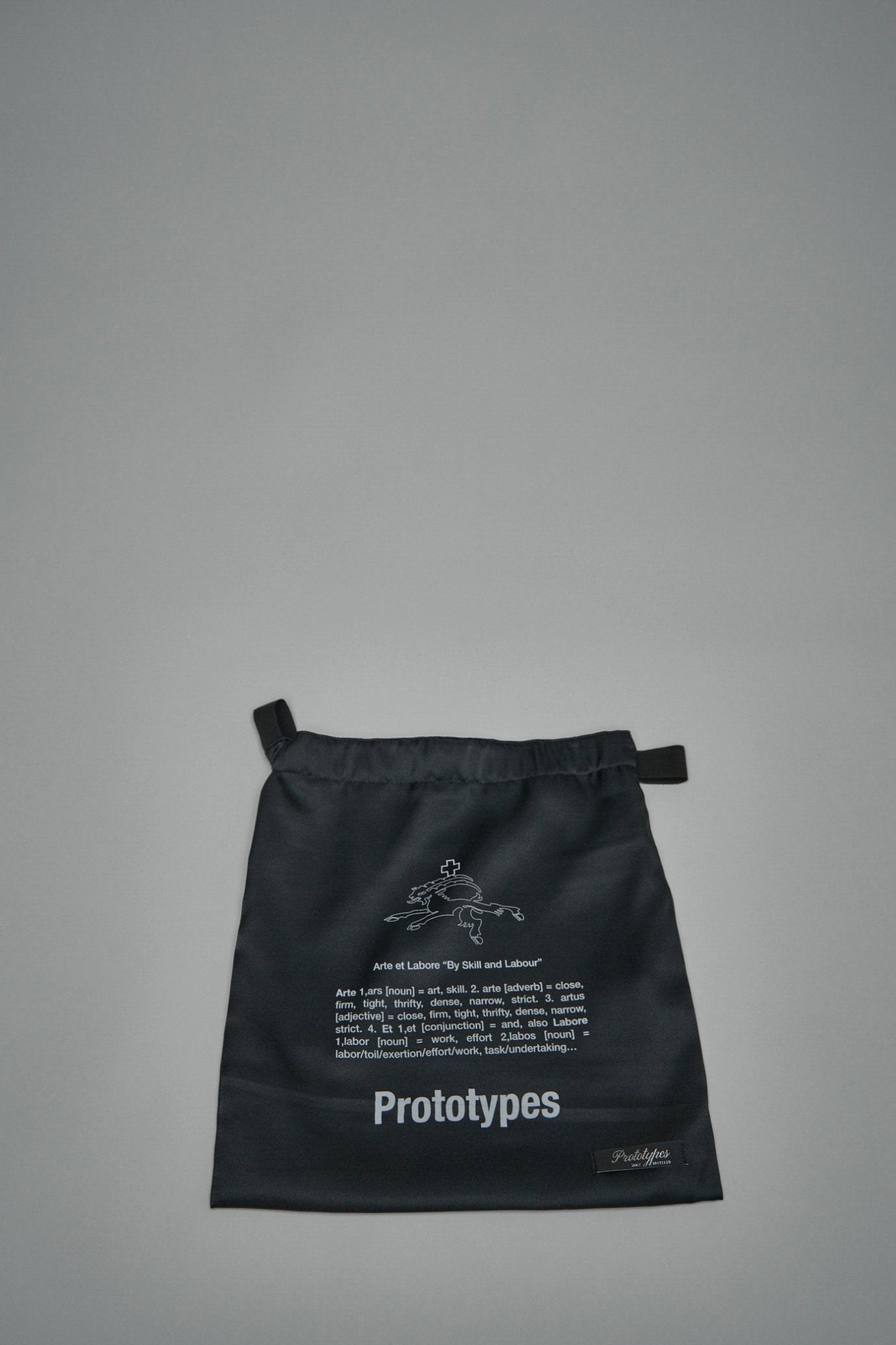 Prototypes - Drawstring Pouch - LABELS