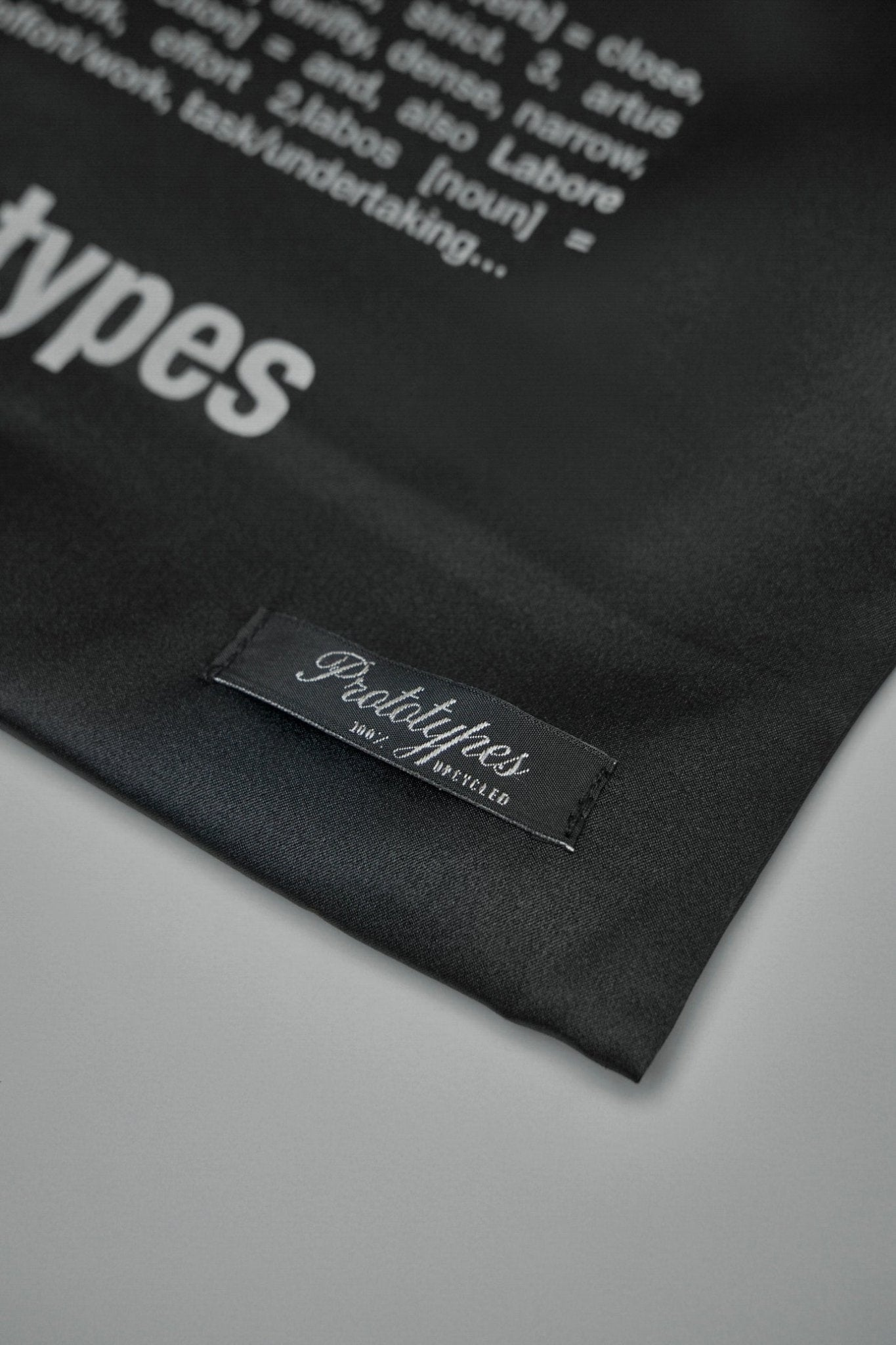 Prototypes - Drawstring Pouch - LABELS