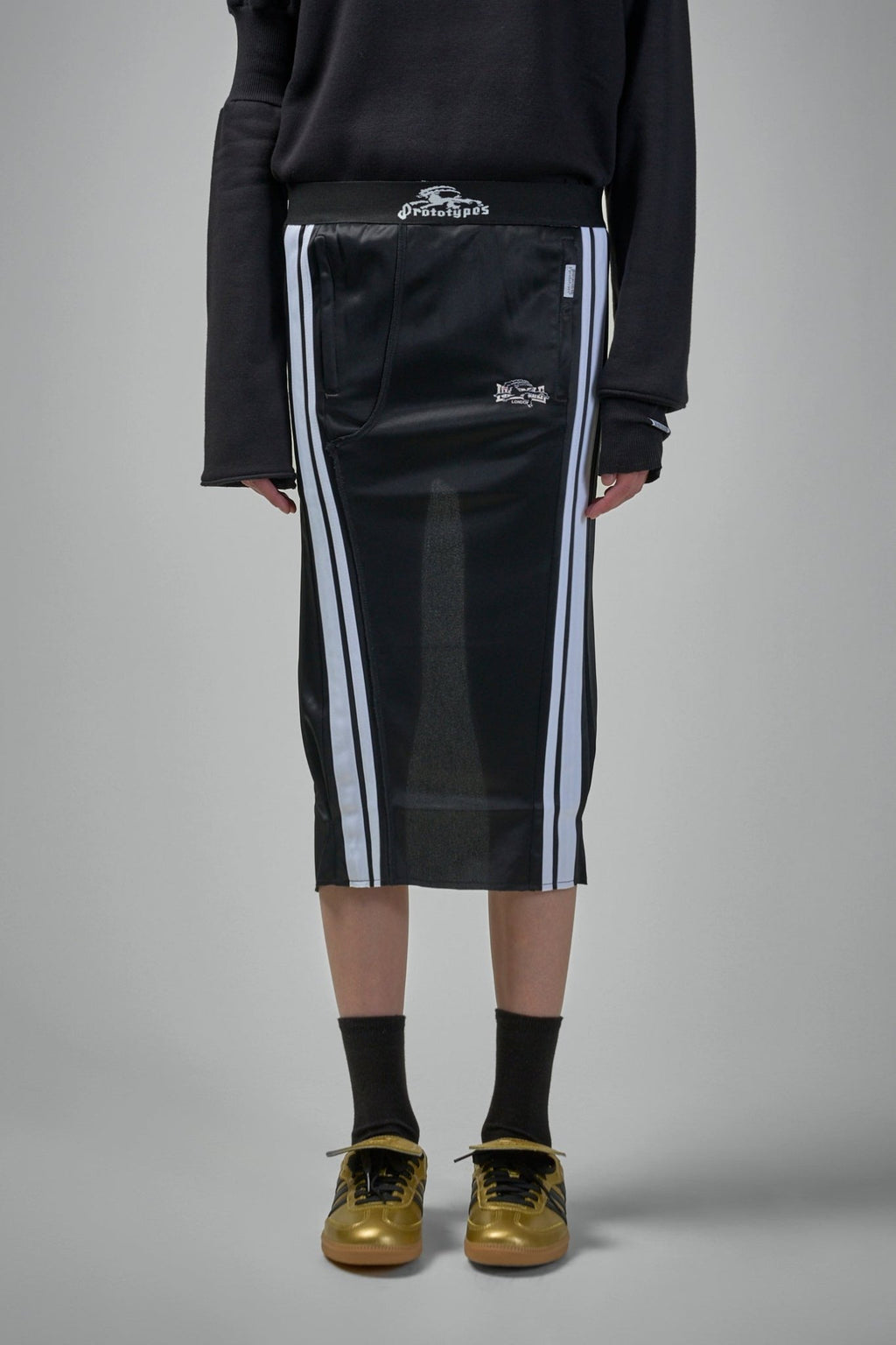 Prototypes - Poly Jersey Pencil Skirt - LABELS