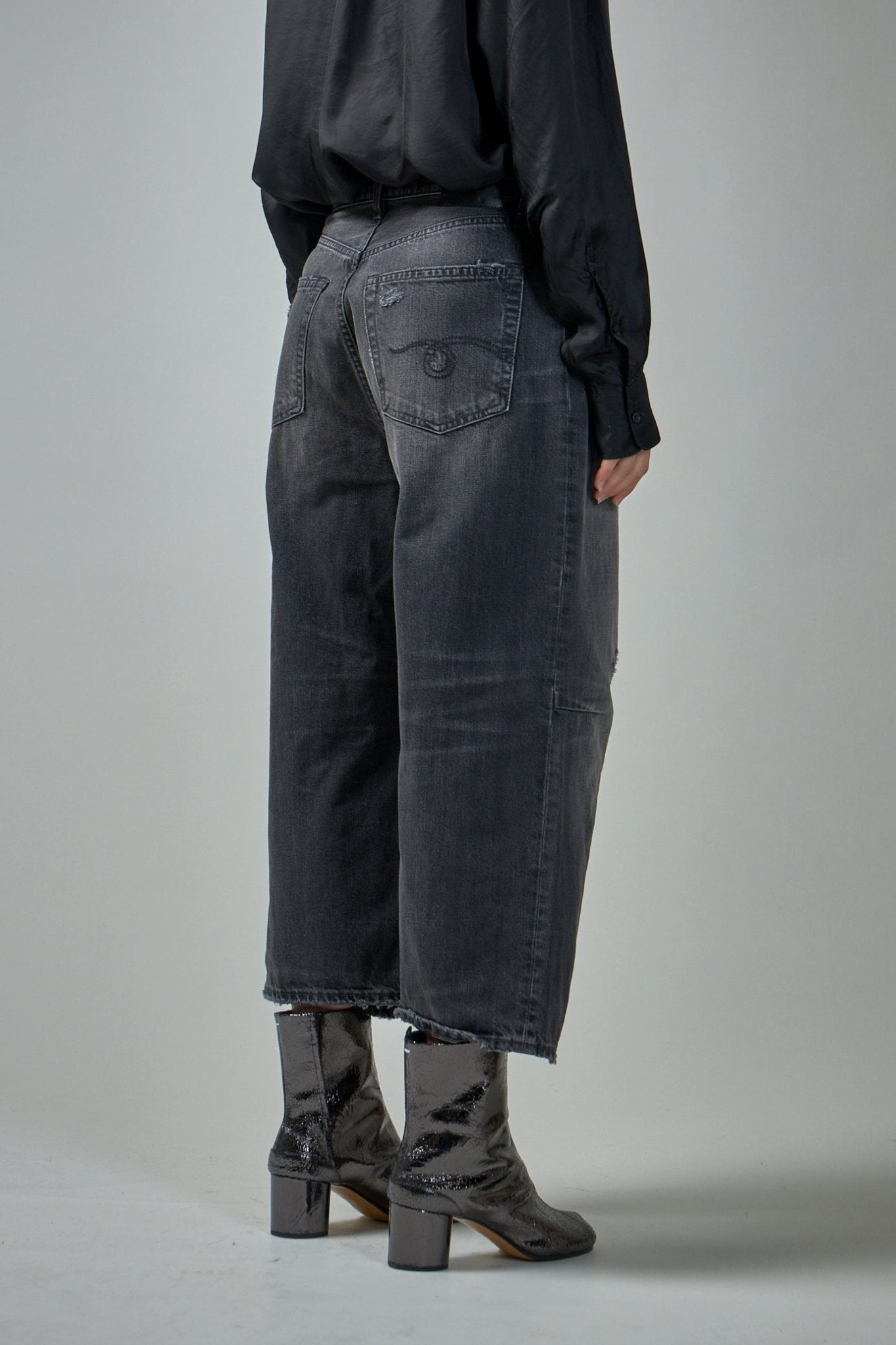 R13 - Crop Wide Leg Jean - LABELS