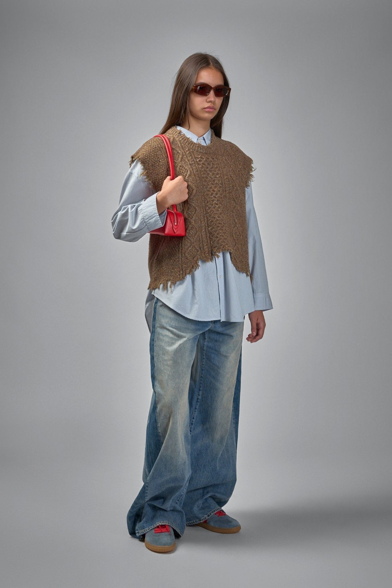 R13 - Drop Neck Oxford Shirt - LABELS