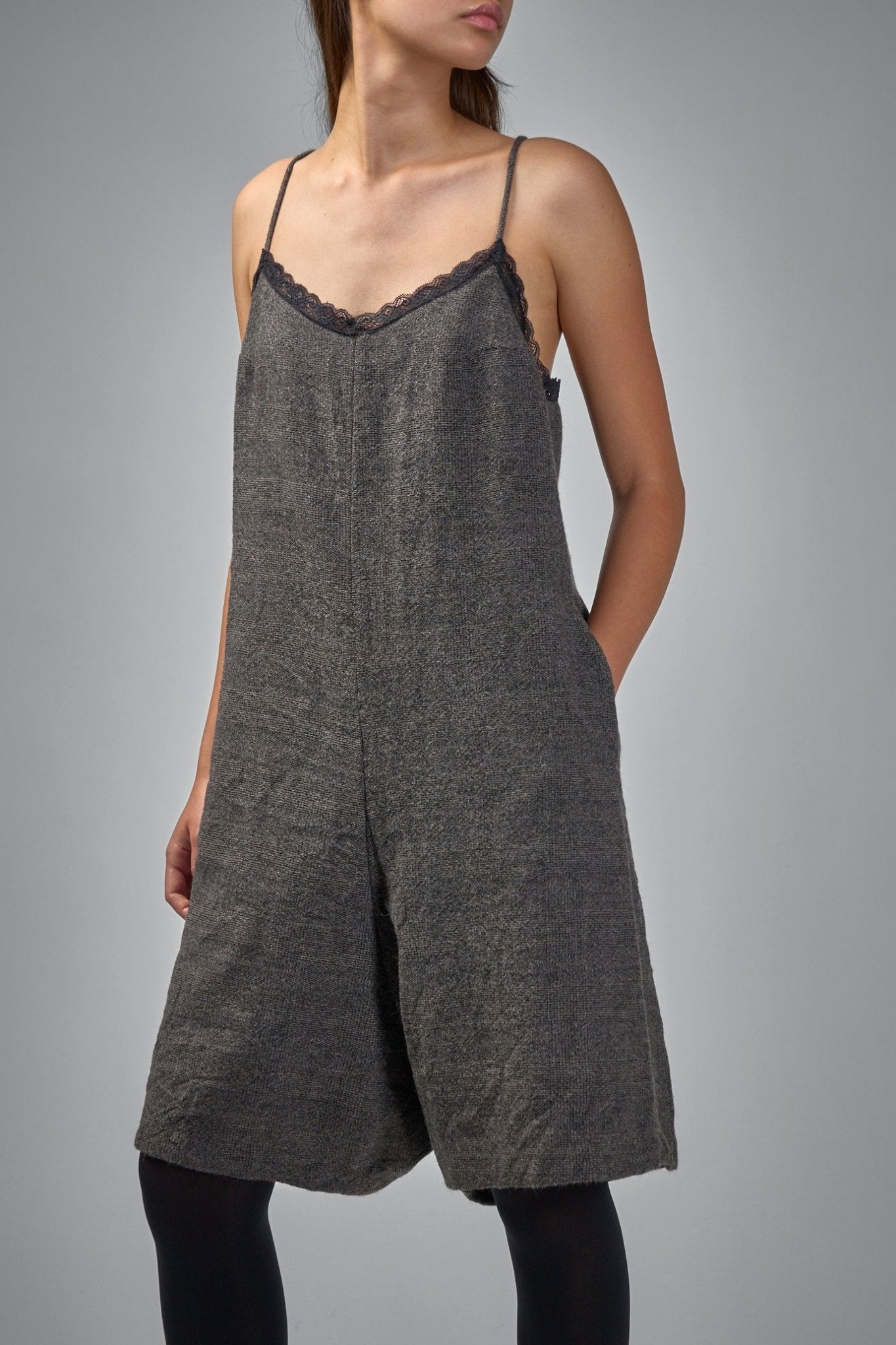 R13 - Lace Trimmed Romper - LABELS