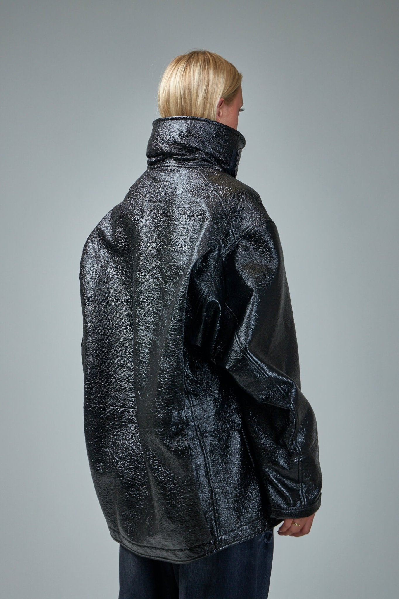 R13 - Oversized Parka Shiny - LABELS