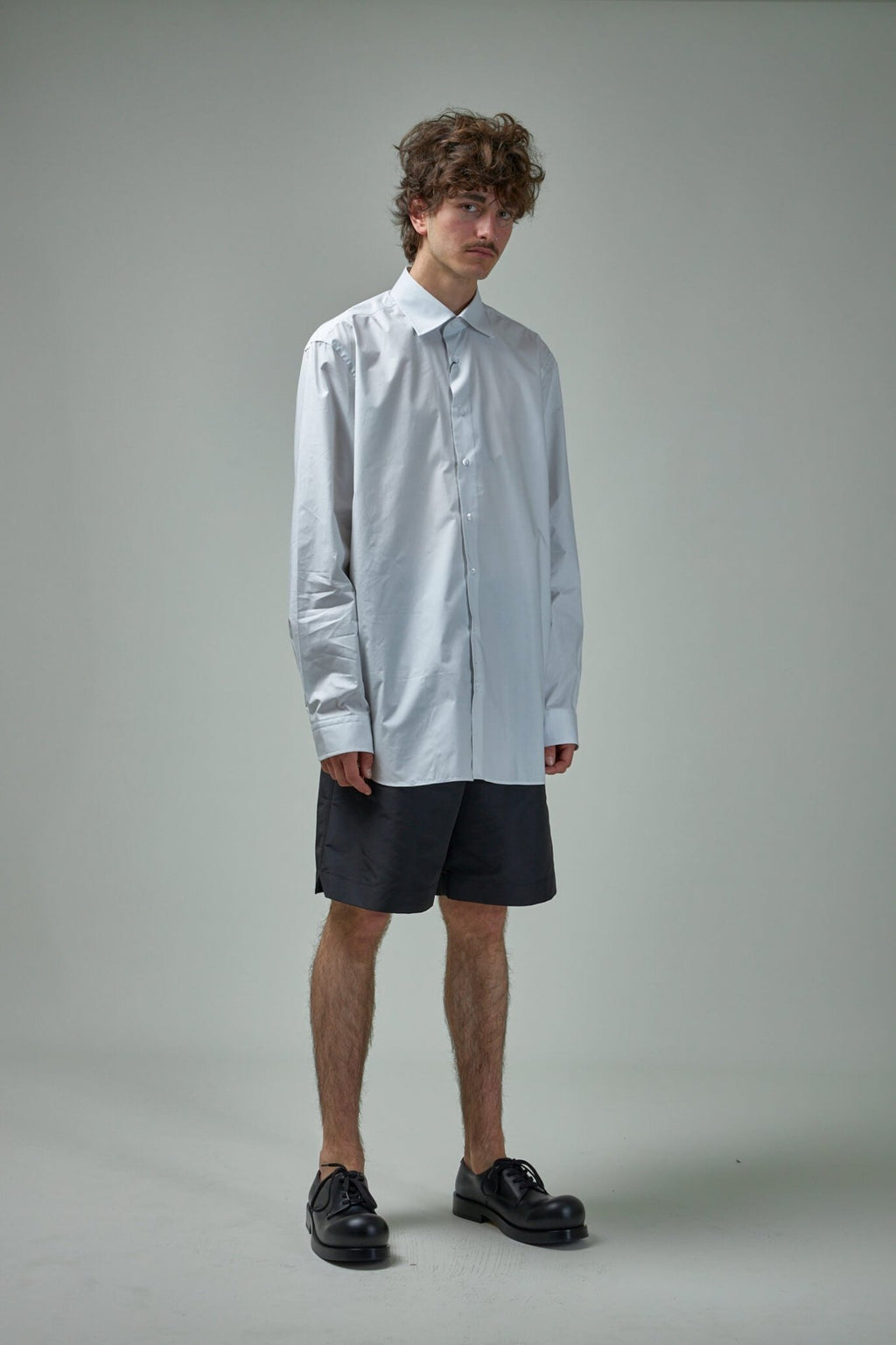 Raf Simons - Big Fit Classic Shirt Grand Amour Print Back - LABELS