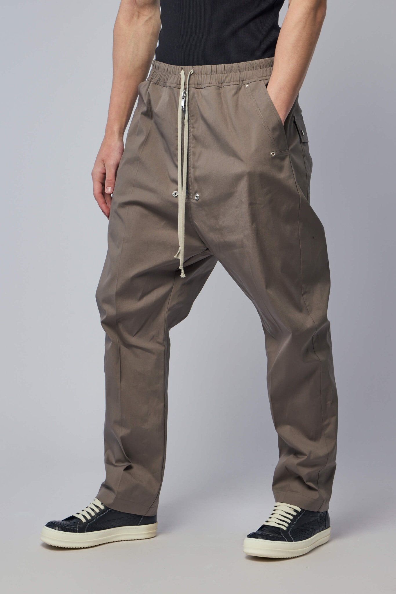 パンツ rick owens cargo bela Rick Owens Cargo Pants - Bela Cotton Drawstring Style – LABELS