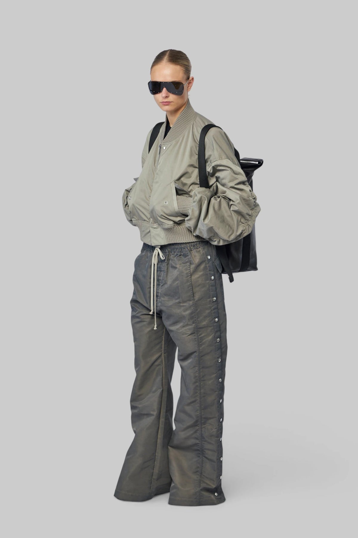 Rick Owens - Bomber Imbottito - Secchia Cropped Flight - LABELS