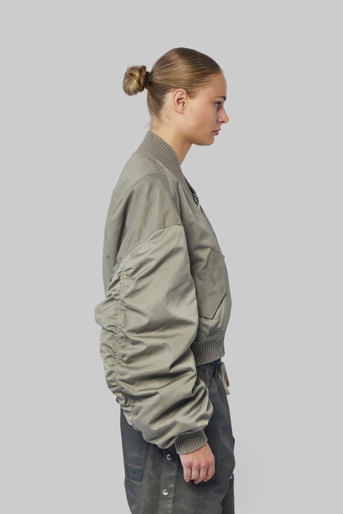 Rick Owens - Bomber Imbottito - Secchia Cropped Flight - LABELS