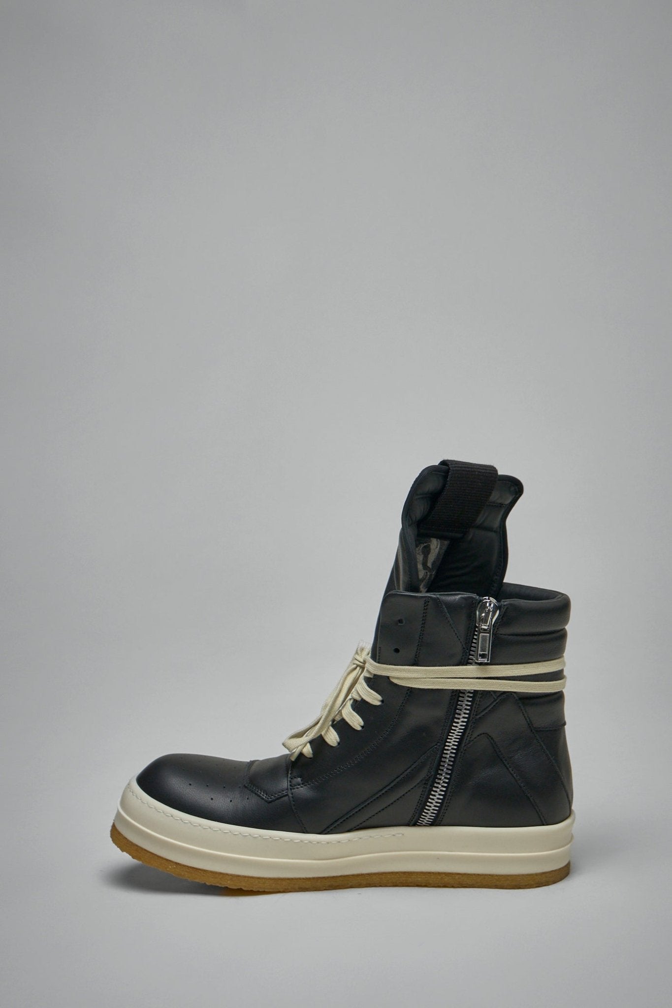 Rick Owens - Creep Geobasket Leather Shoes - LABELS