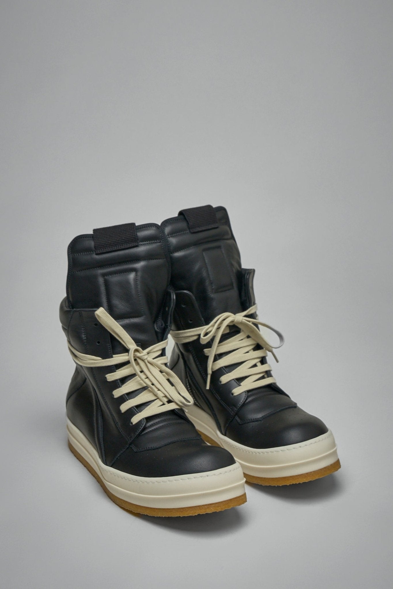 Rick Owens - Creep Geobasket Leather Shoes - LABELS