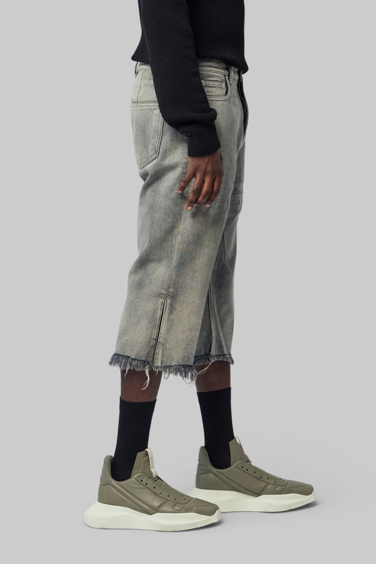 Rick Owens - Denim Pants - Bolan Cutoffs - LABELS