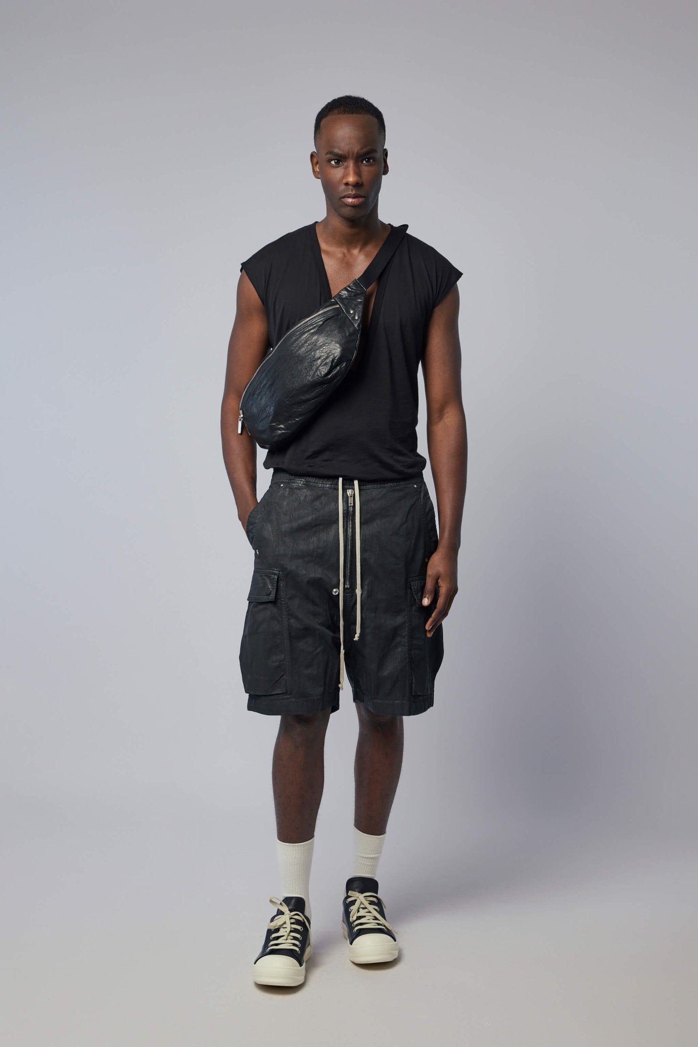 Rick Owens DRKSHDW - Denim Shorts - Cargobela Shorts - LABELS
