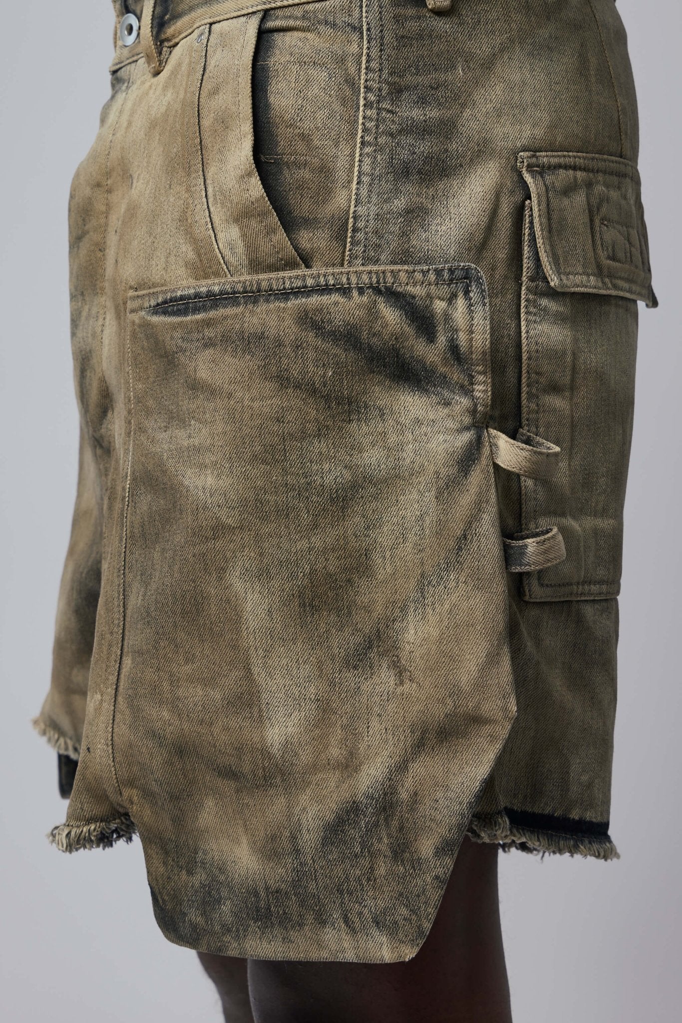 Rick Owens DRKSHDW Shorts - Stefan Cargo Denim – LABELS