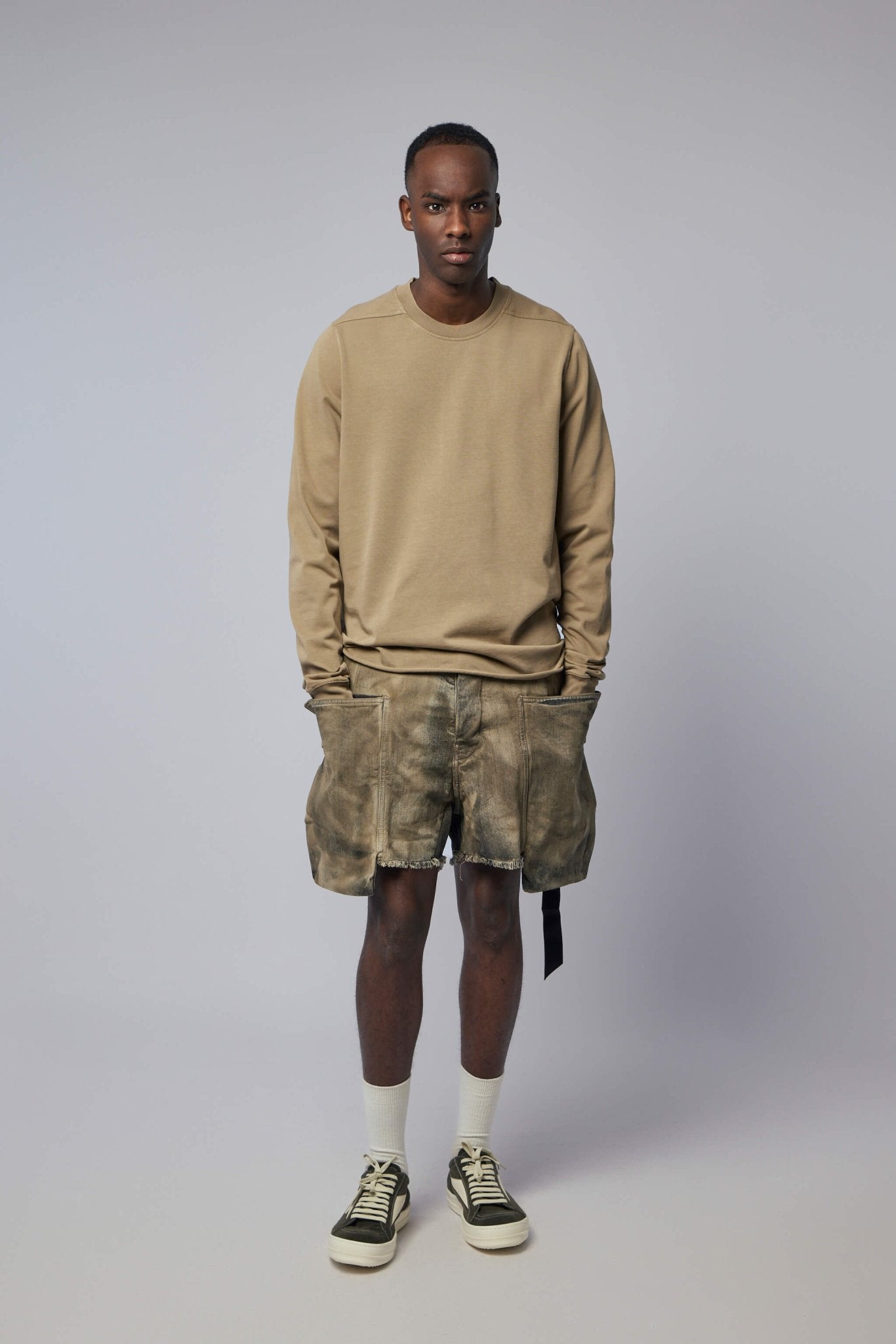 Rick Owens DRKSHDW Shorts - Stefan Cargo Denim – LABELS