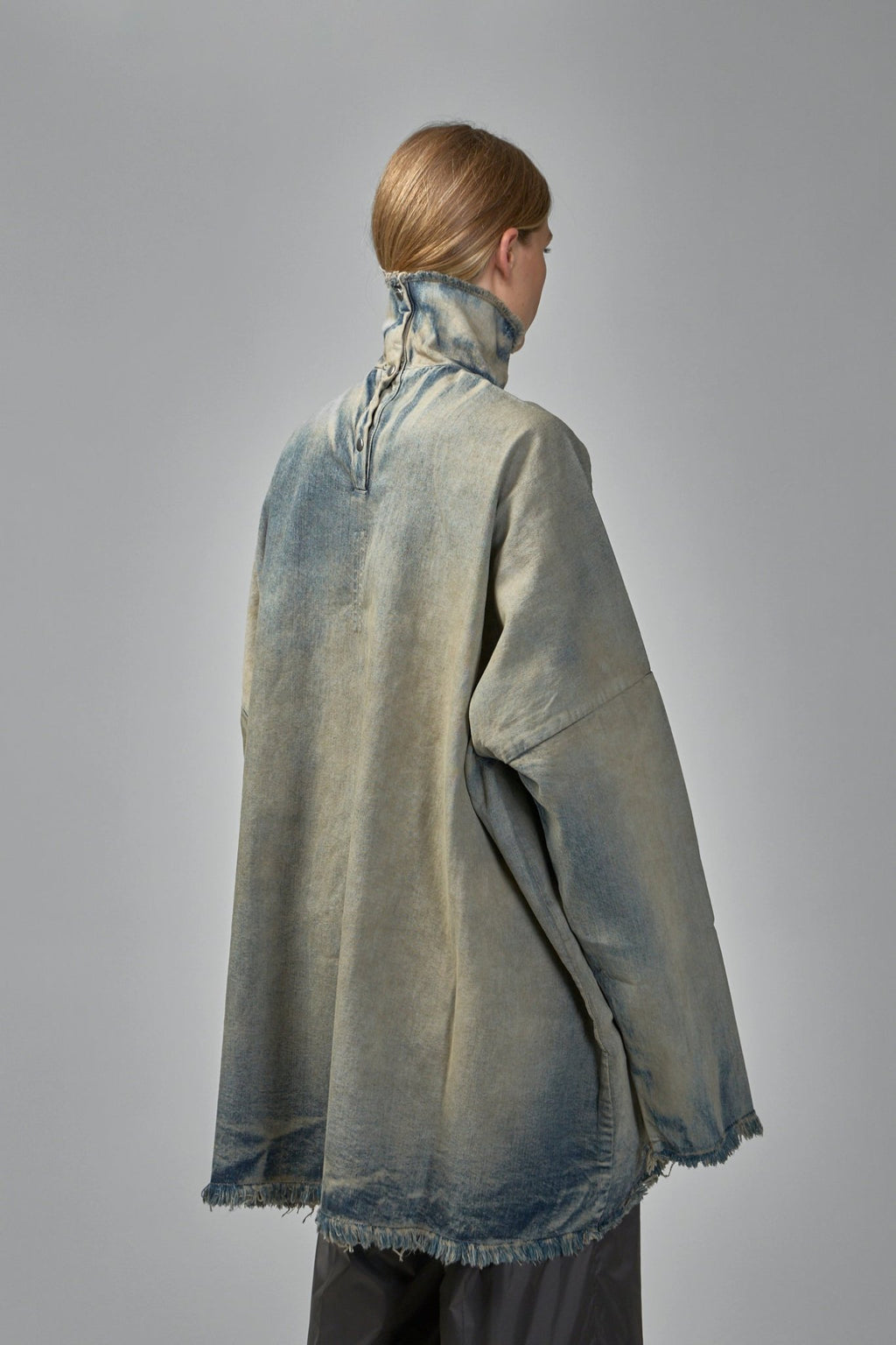 Rick Owens DRKSHDW - Denim T-Shirt Jumbo Tabard - LABELS