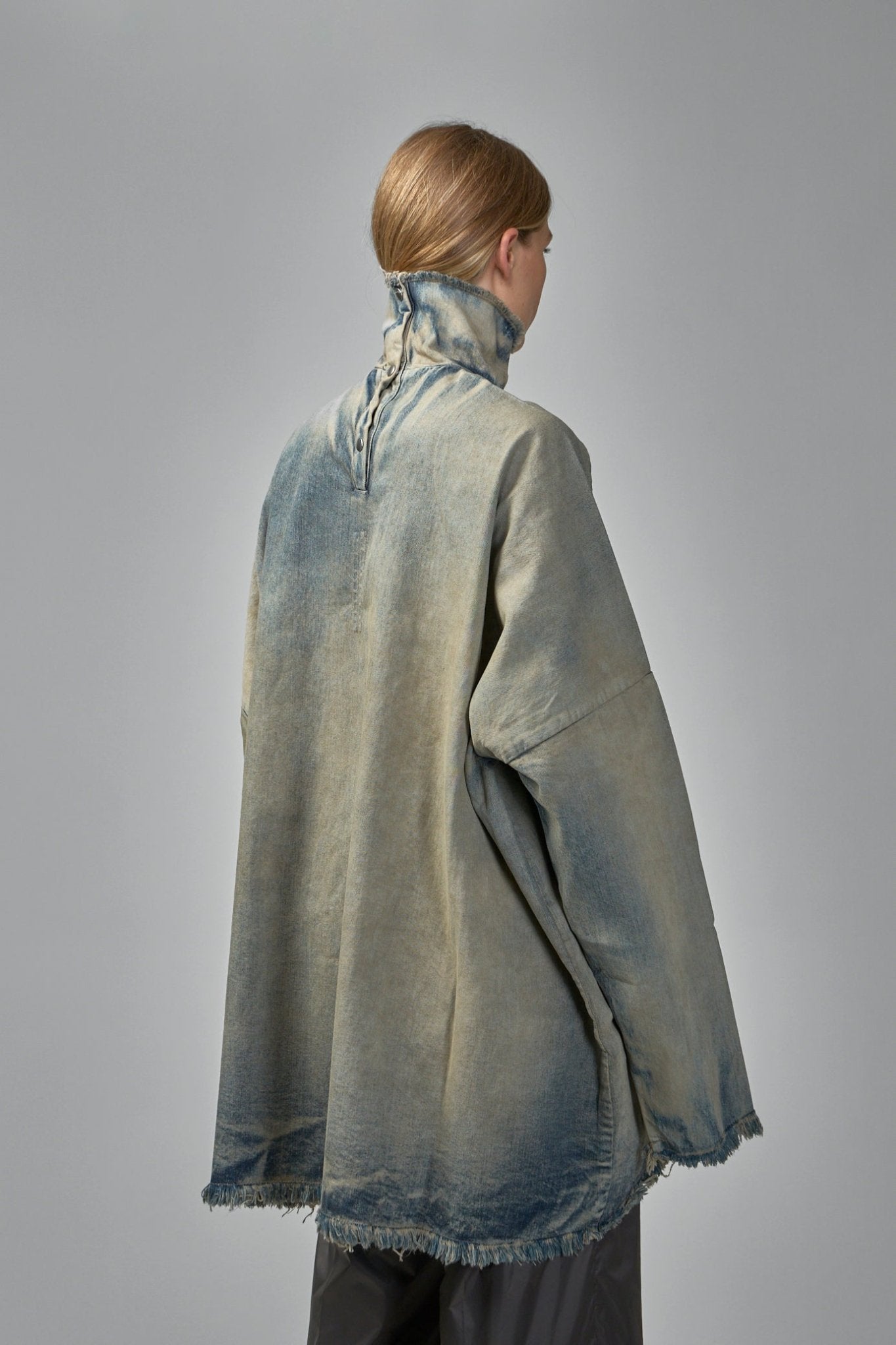 Rick Owens DRKSHDW - Denim T-Shirt Jumbo Tabard - LABELS