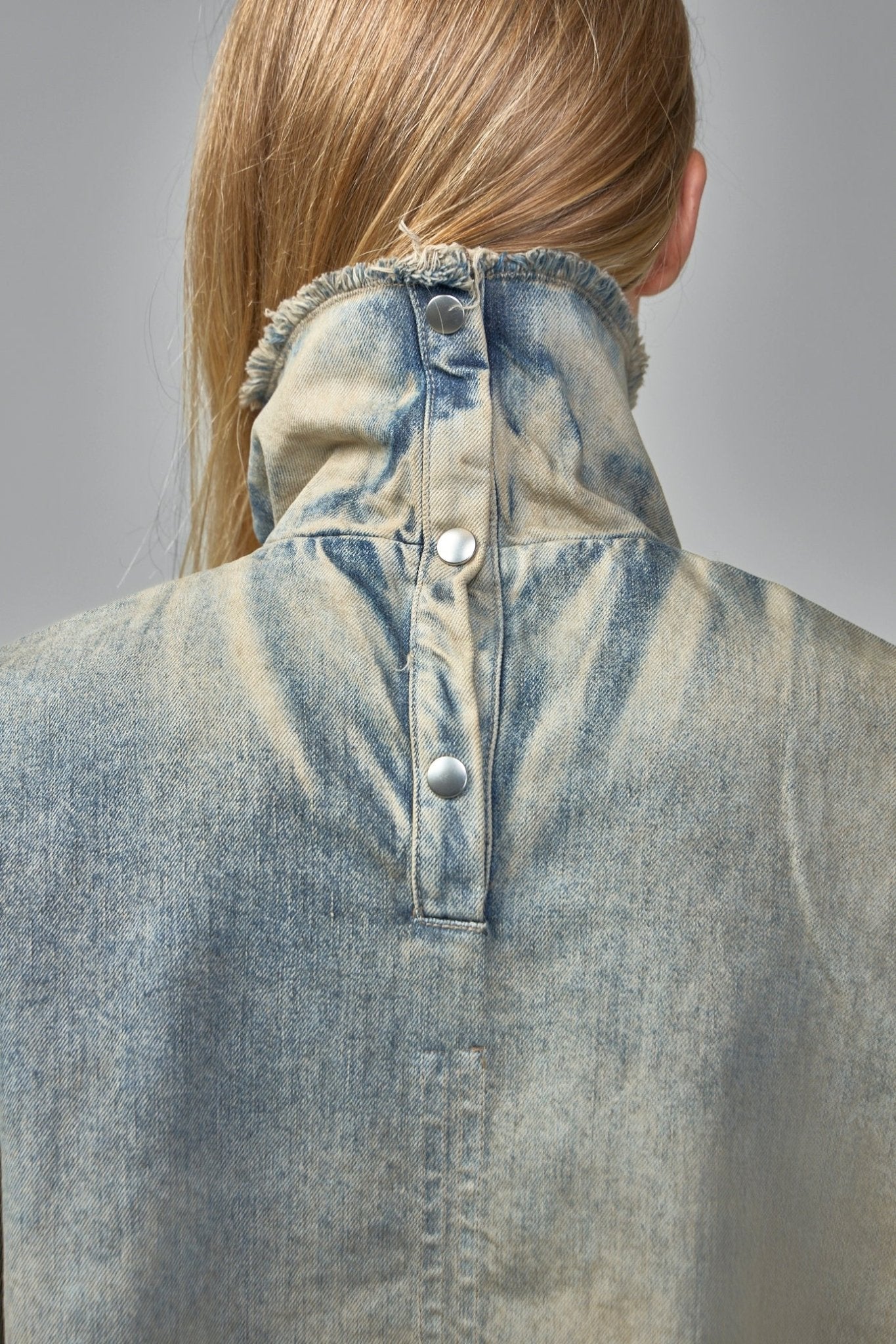 Rick Owens DRKSHDW - Denim T-Shirt Jumbo Tabard - LABELS