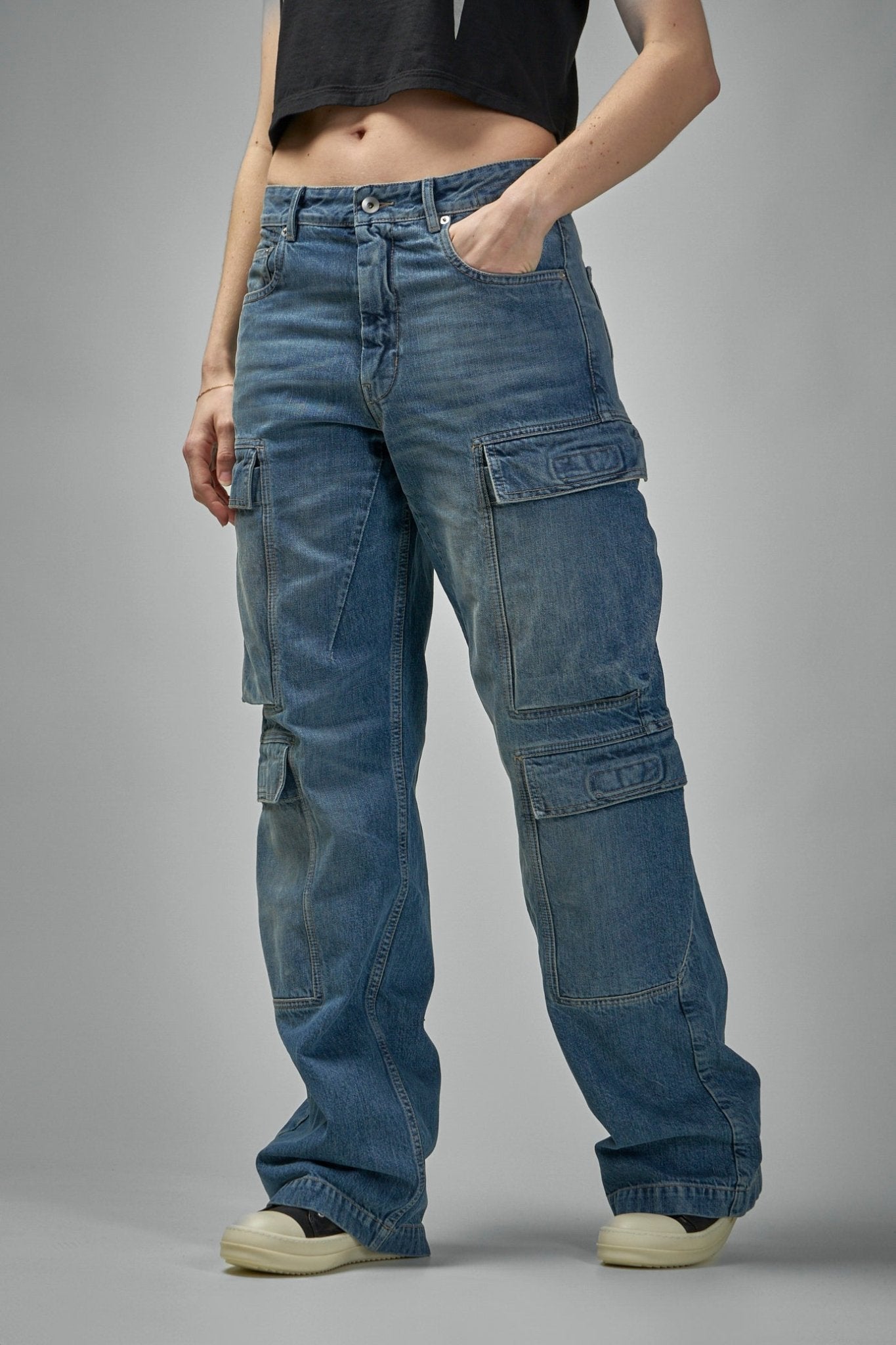 Rick Owens DRKSHDW - Double Cargo Jeans - LABELS